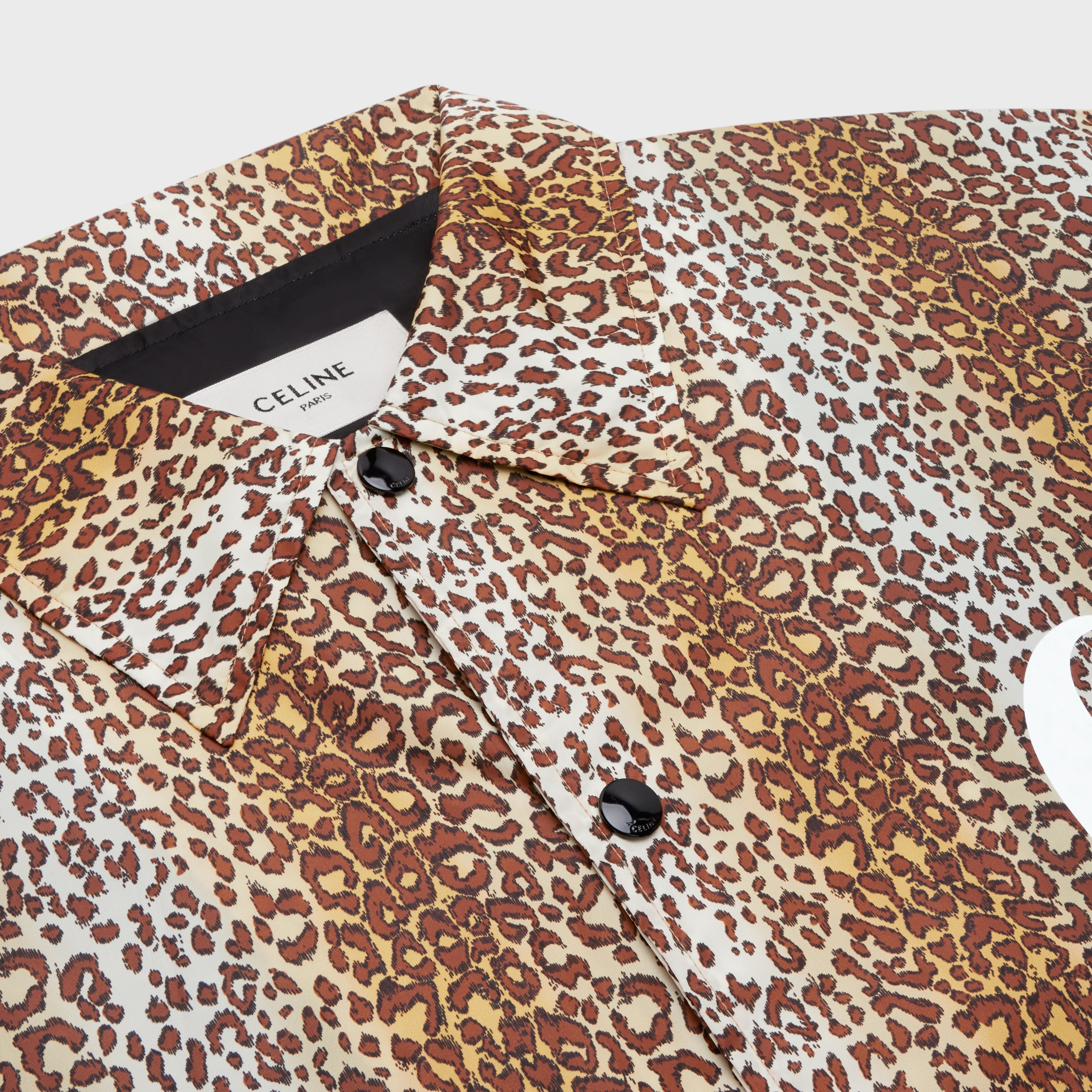 long coach jacket in nylon - 3