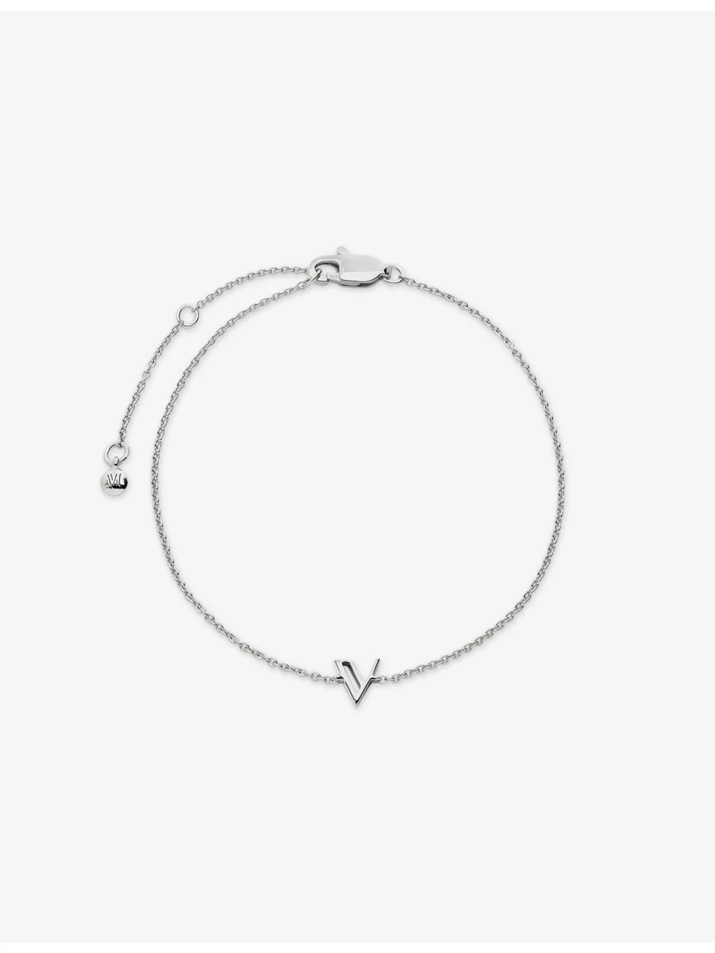 Initial V Sterling-Silver Bracelet - 1