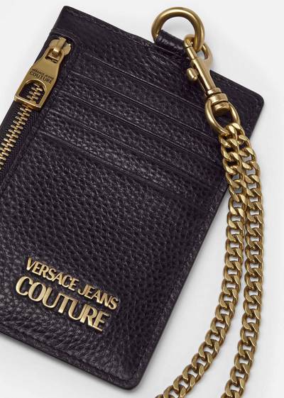 VERSACE JEANS COUTURE Logo Chain Card Holder outlook