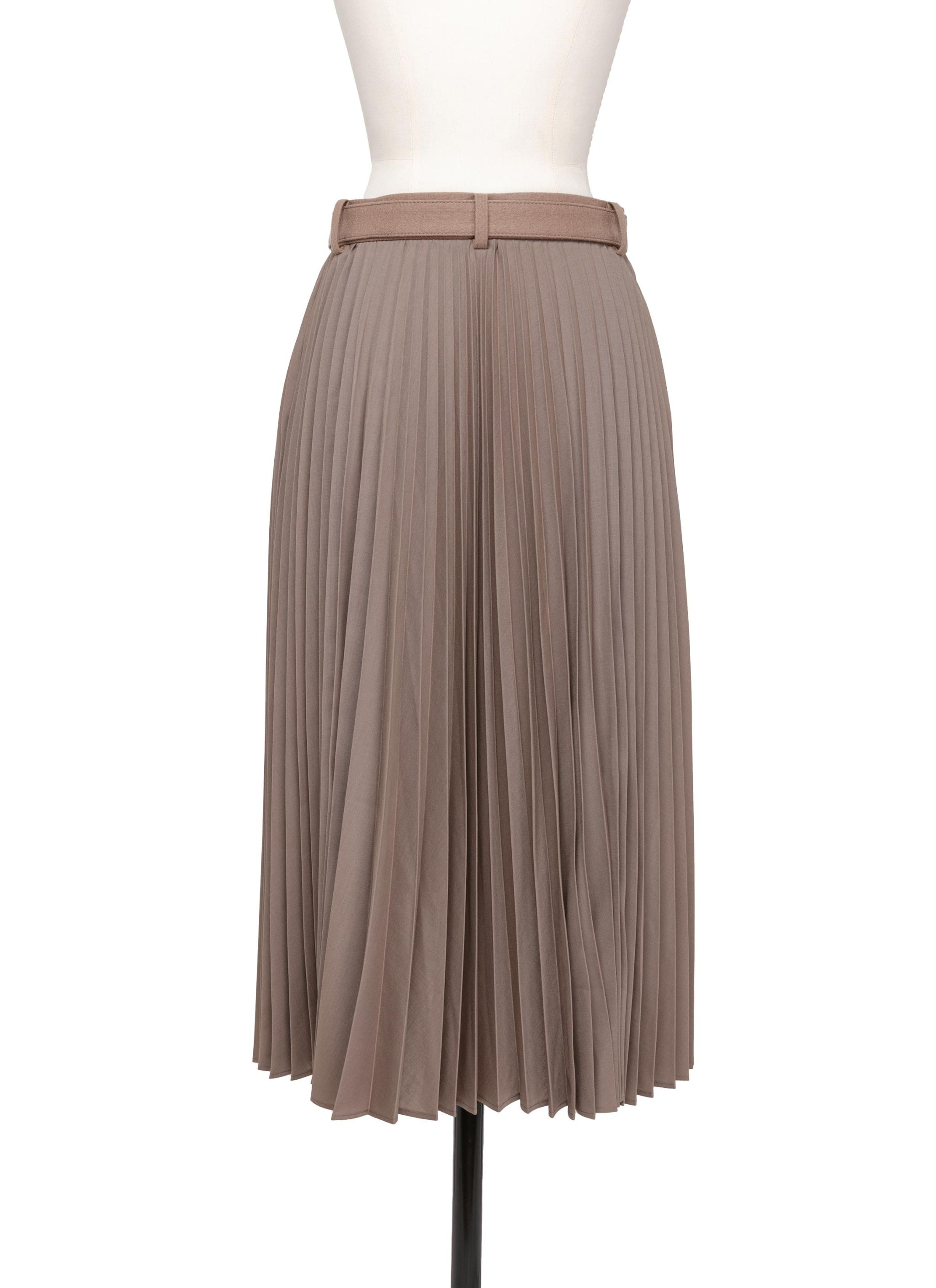 Suiting x Wool Melton Skirt - 3