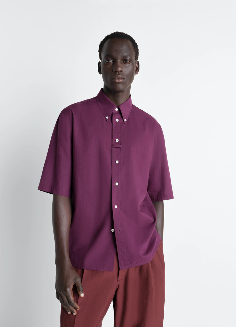 Lemaire SHORT SLEEVE SHIRT IN WASHED COTTON MUSLIN outlook