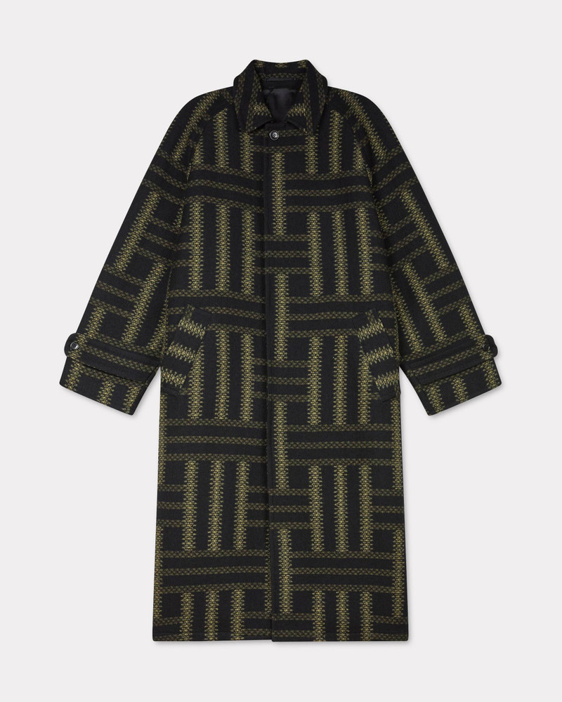 'KENZO Weave' wool overcoat 1