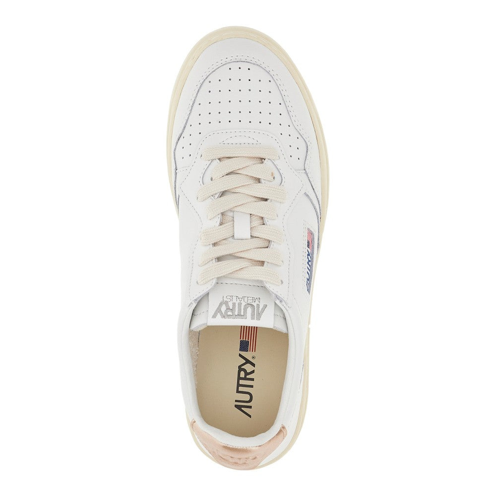 MEDALIST LOW LEATHER SNEKARS - 4