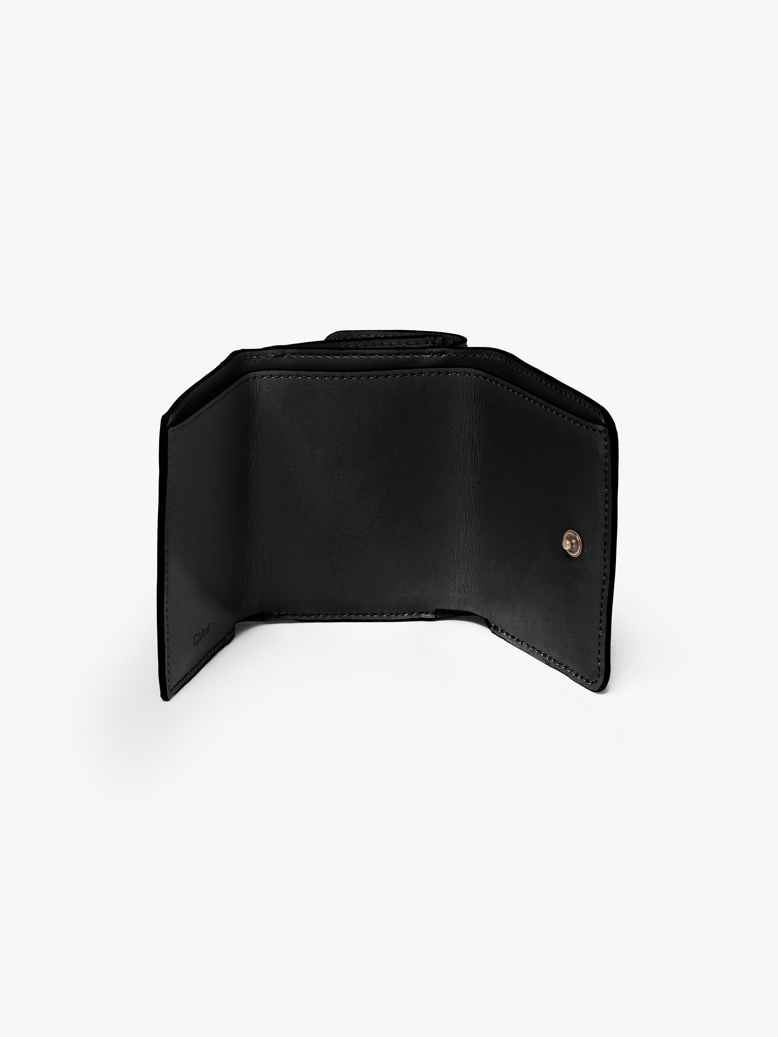 MINI CHLOÉ ICONIC TRI-FOLD IN SHINY LEATHER - 3