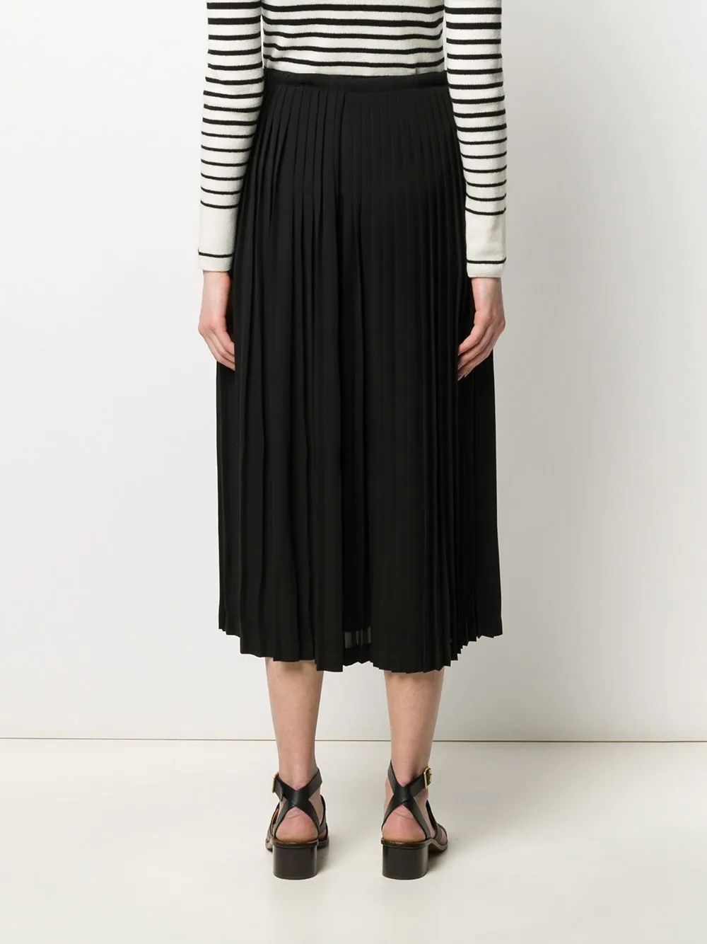 pleated midi skirt - 4