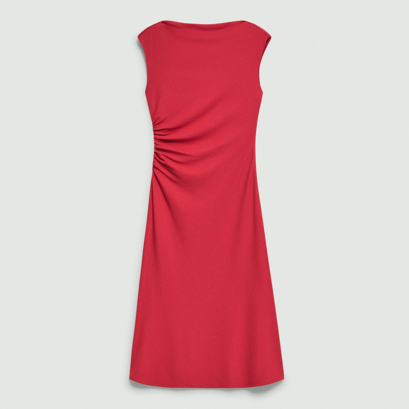 Draped Sweater Dress in Crepe Jersey 1