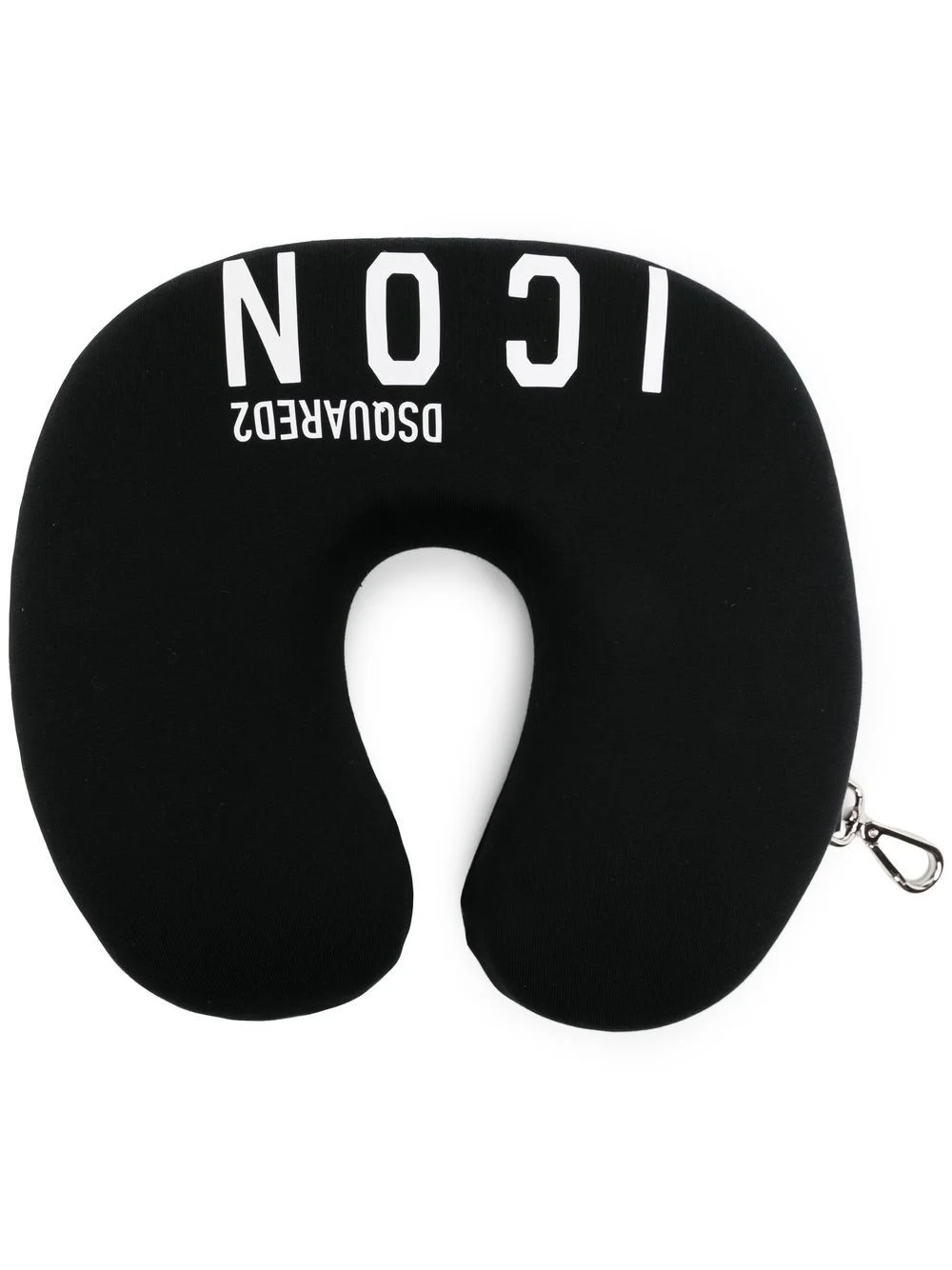 logo-print cotton travel pillow - 1