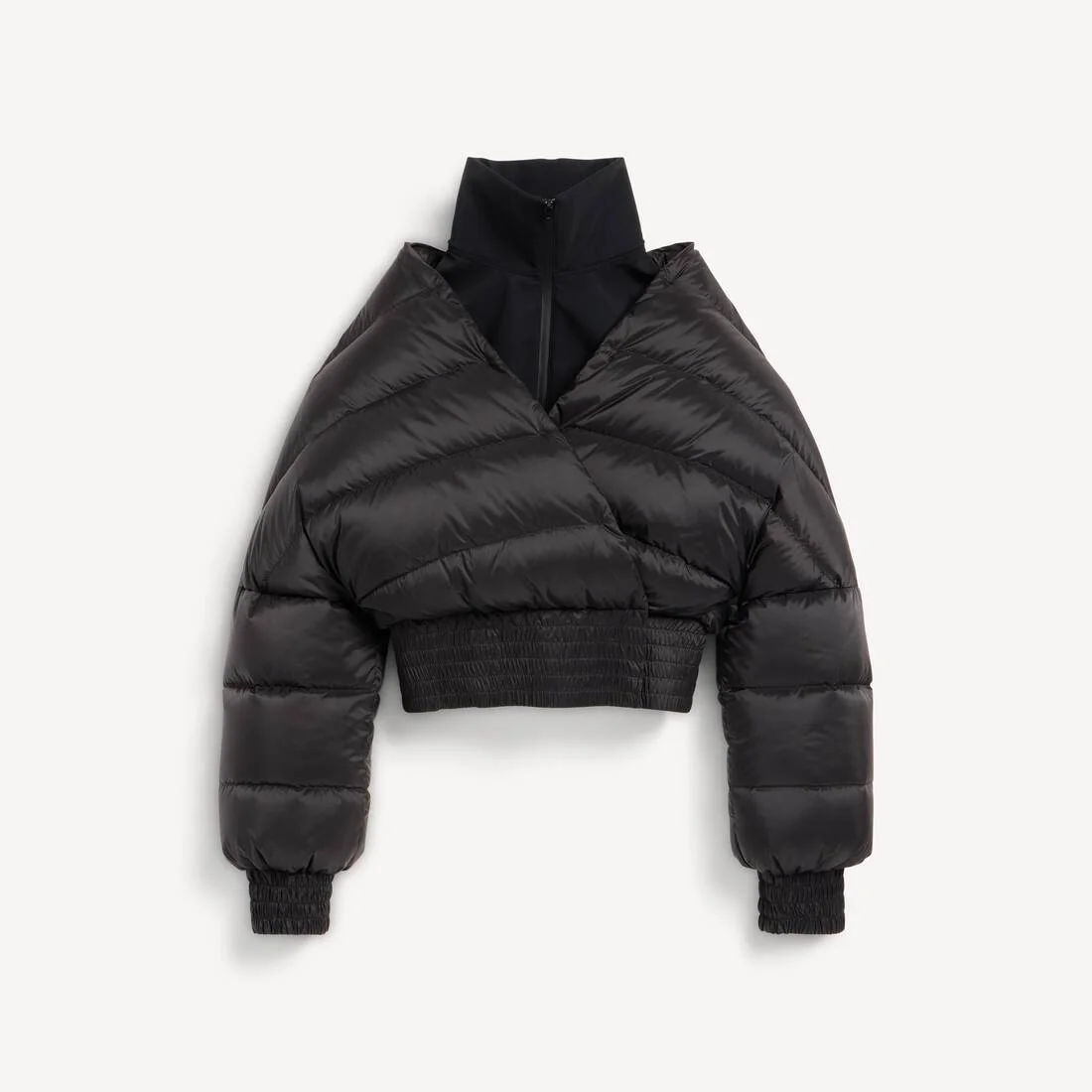 Women's Wrap Jacket in Black - 1
