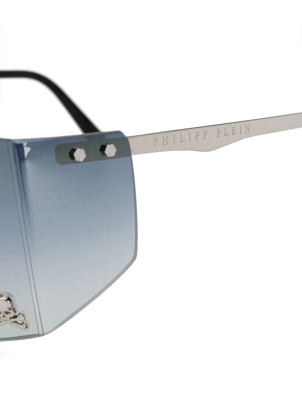 gradient lens square frame sunglasses - 3