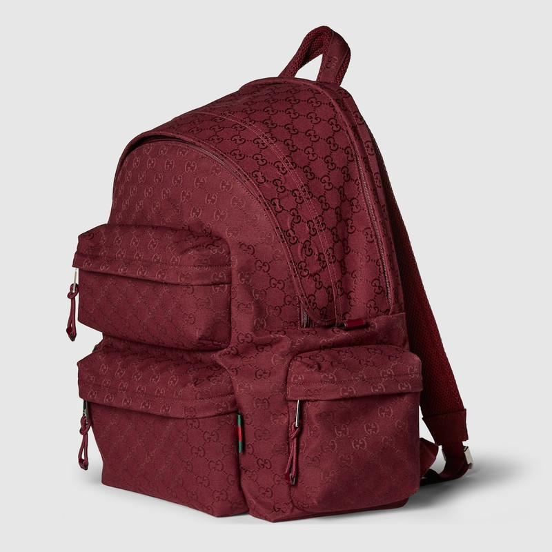 GUCCI Large backpack with Gucci logo outlook