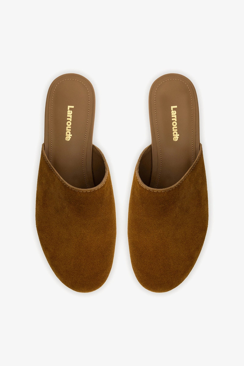 Miso Low Clog In Russet Suede 5