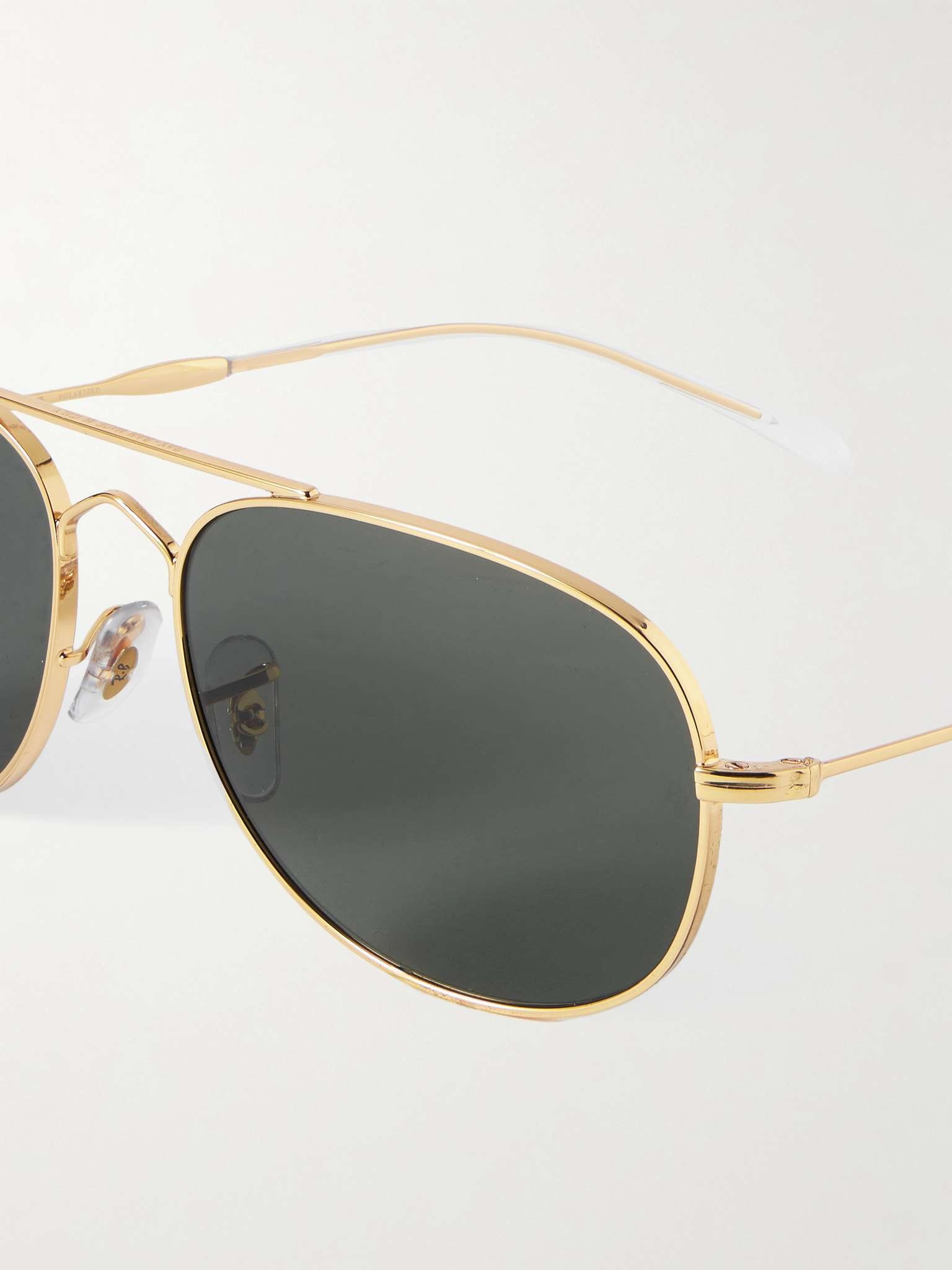 Bain Bridge Aviator-Style Gold-Tone Sunglasses - 3