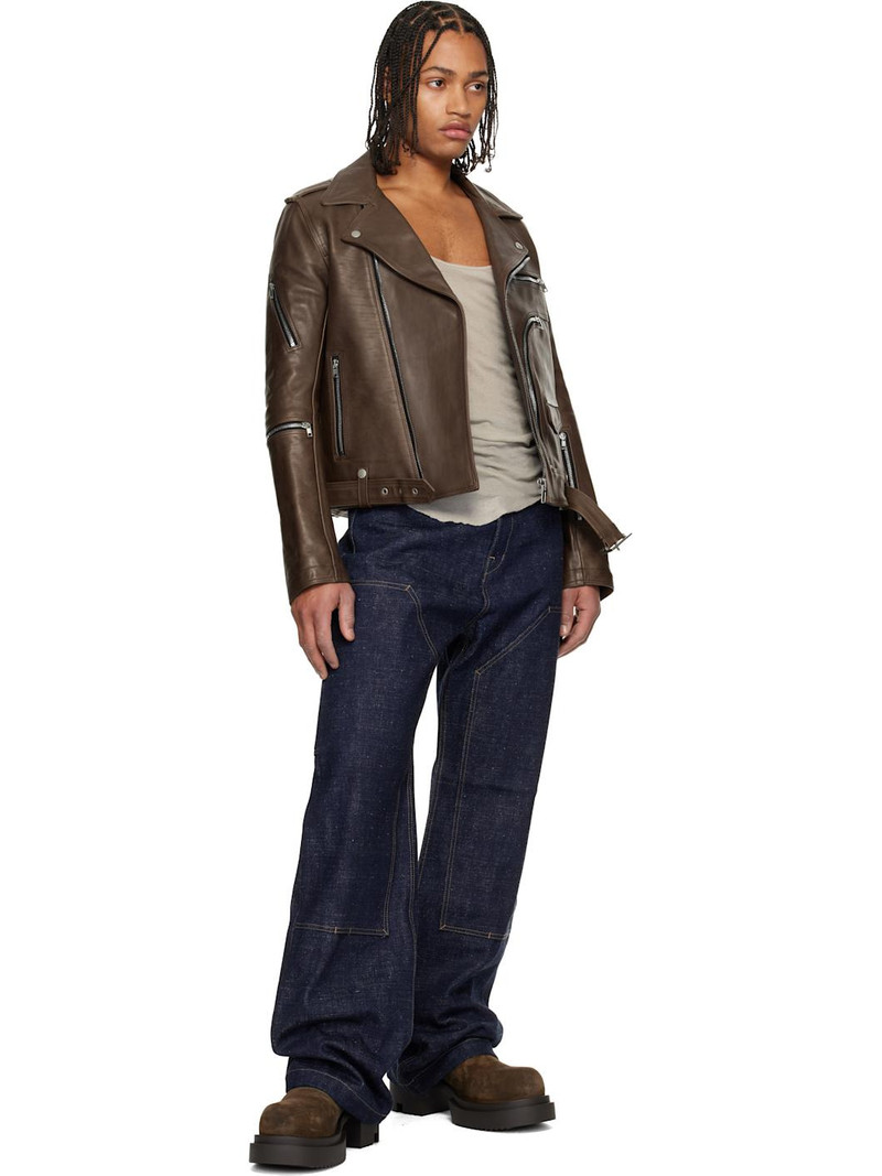 Rick Owens DRKSHDW Indigo Concordians Strobe Double Knee Jeans outlook