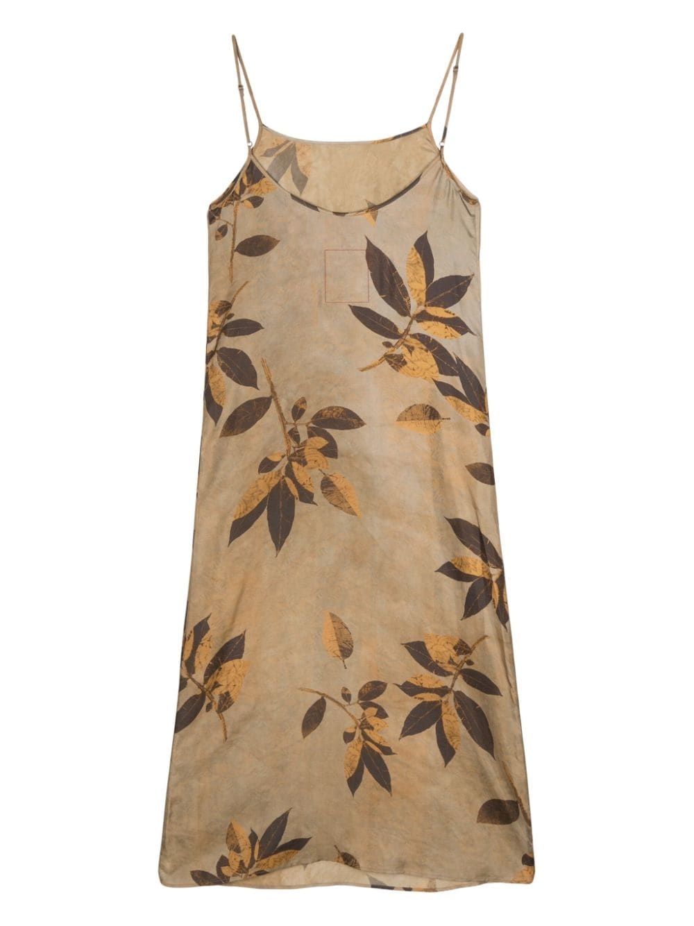 Anaya leaf-print midi dress - 2