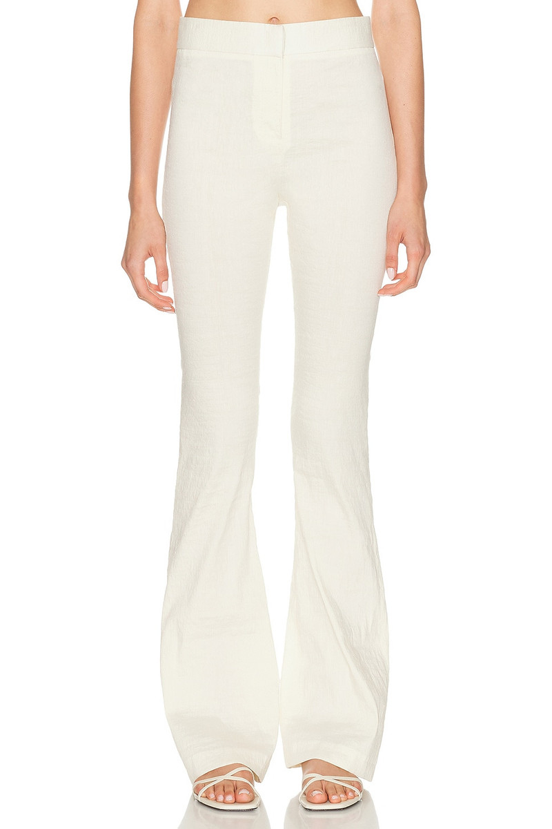 The Fae Stretch Mid-rise Pant W/ Flared Hem 1