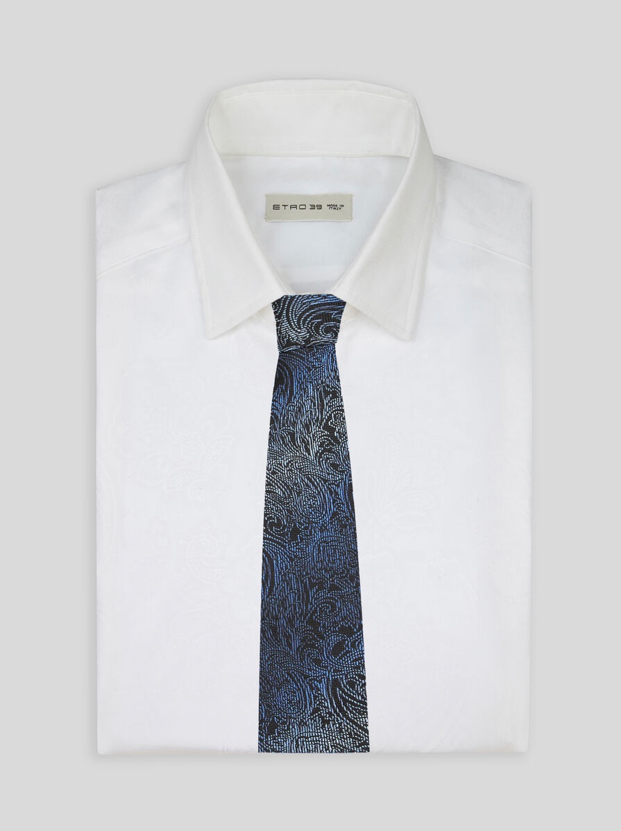 SILK JACQUARD TIE - 2