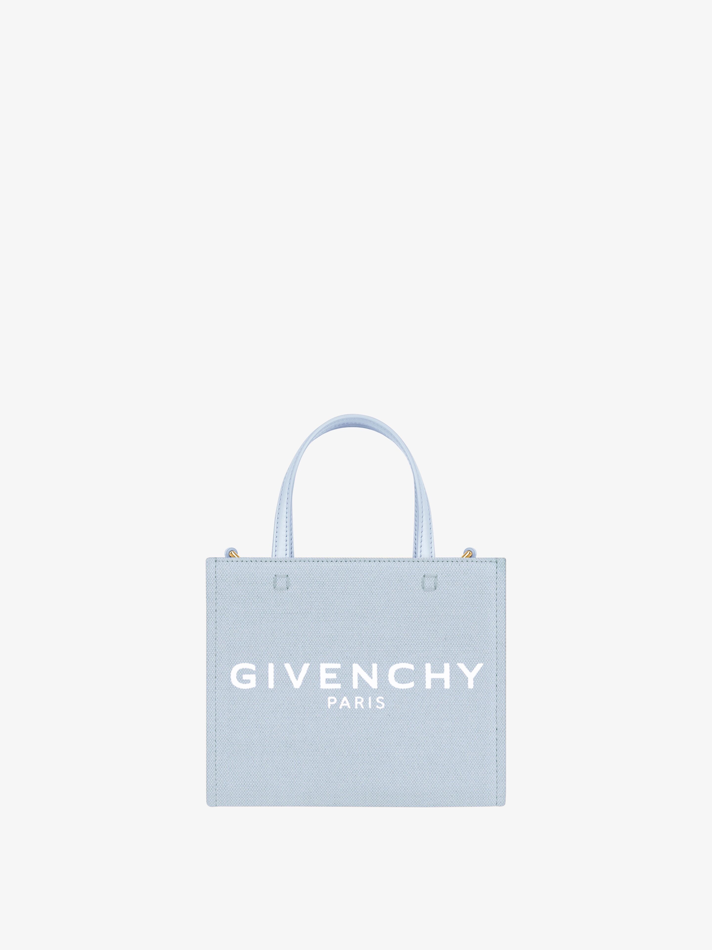 MINI G-TOTE SHOPPING BAG IN CANVAS - 1