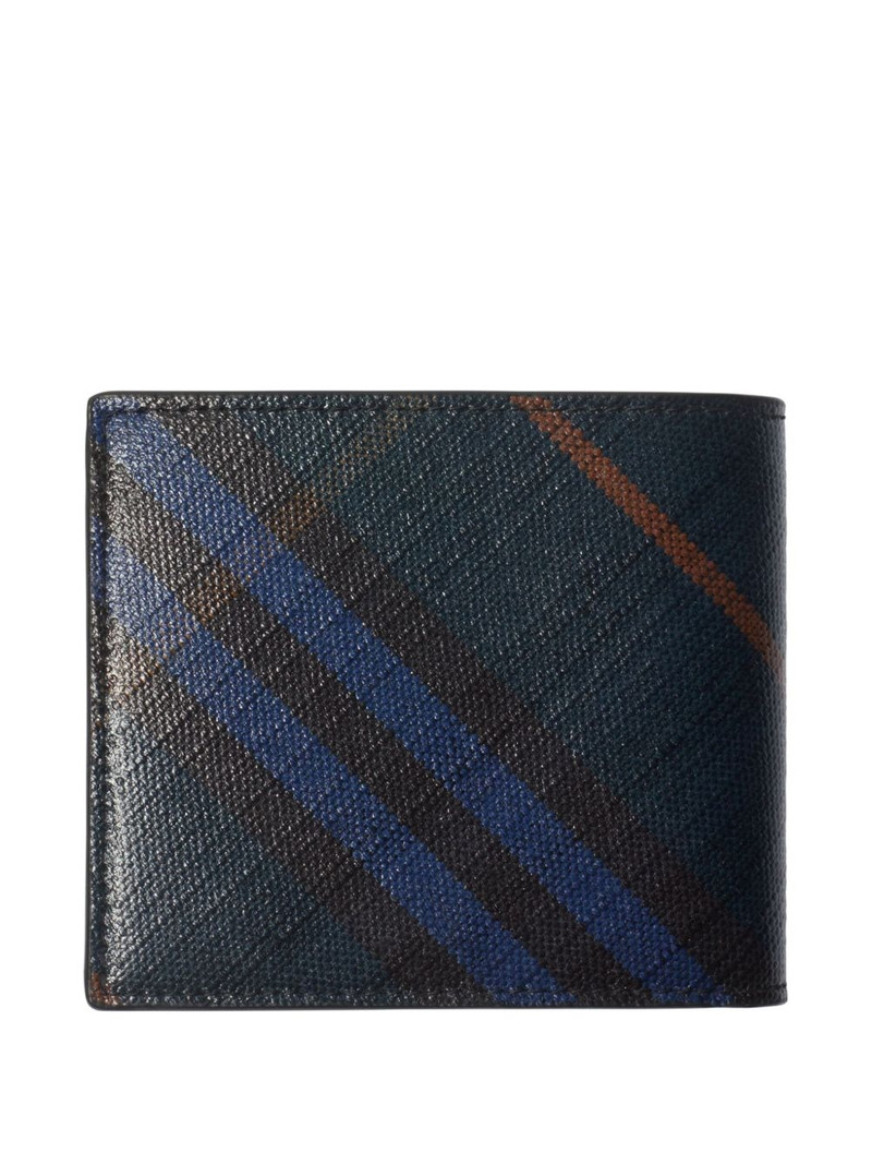 Burberry check bi-fold wallet outlook