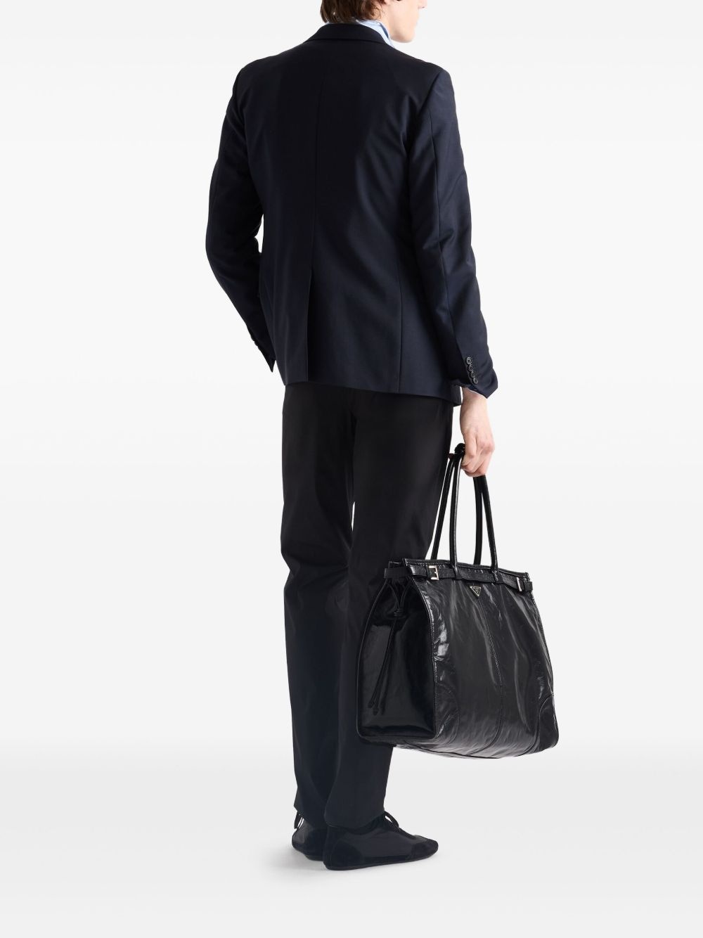 cotton poplin trousers - 3