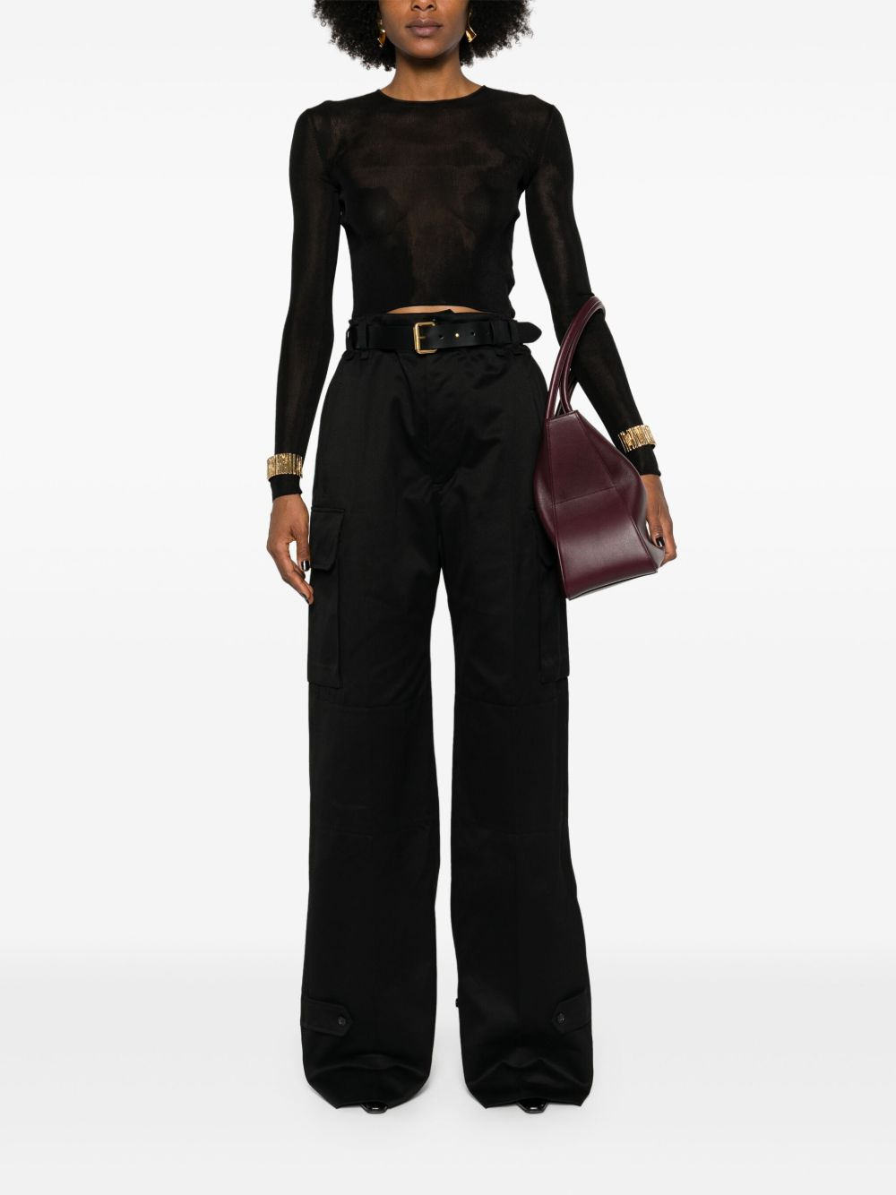 Cassandre cotton cargo trousers - 2