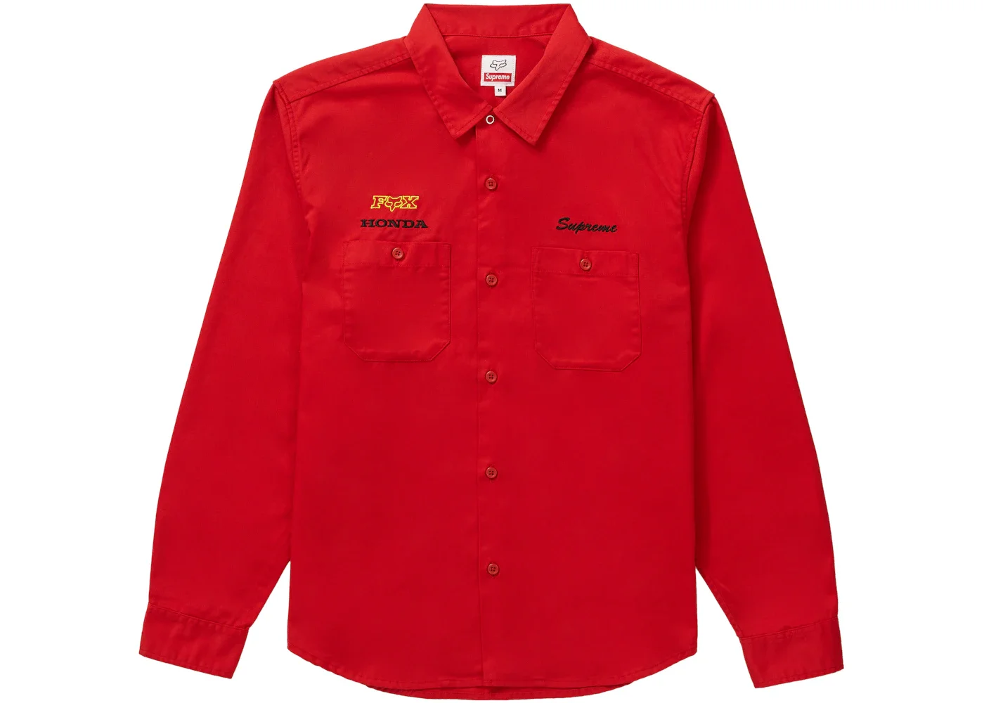 Supreme Honda Fox Racing Work Shirt Red - 1