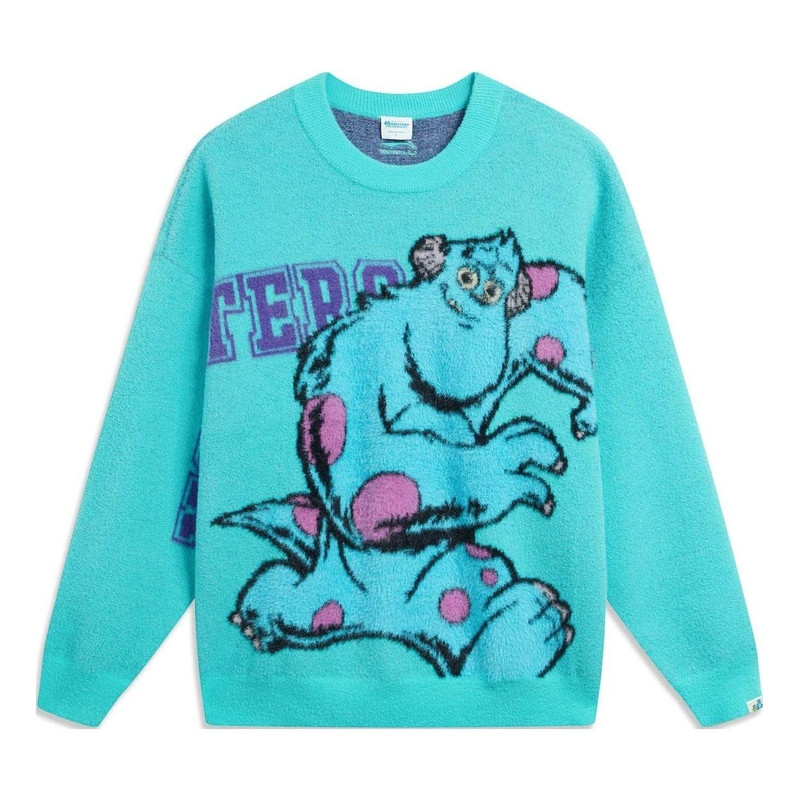 Li-Ning x Disney Monster University Sweater 'Blue' AMBT141-2 - 1