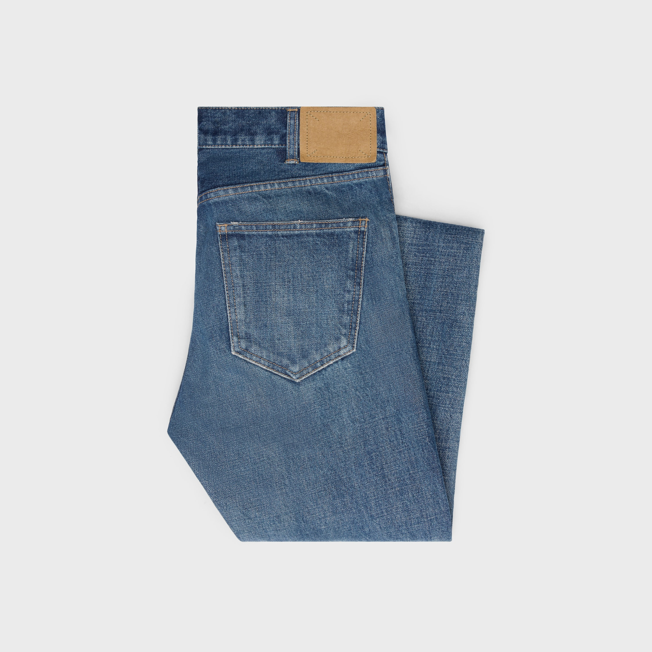 marco jeans in dark union wash denim - 5