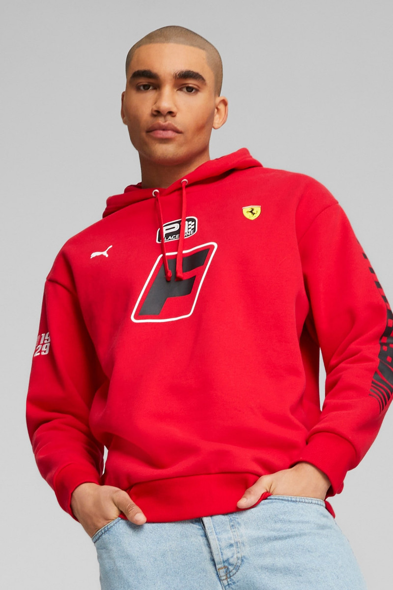 PUMA Scuderia Ferrari Race Garage Crews Men's Hoodie outlook