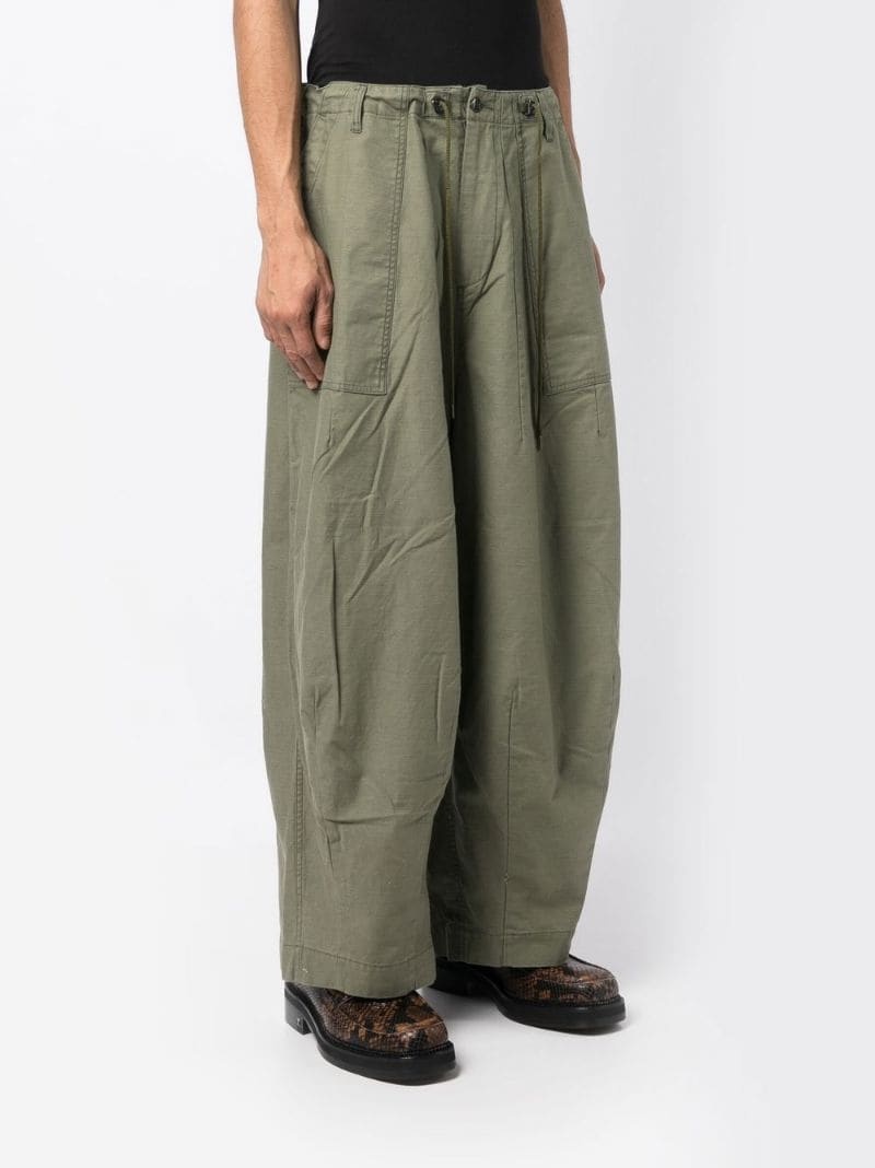 oversized drawstring trousers - 3