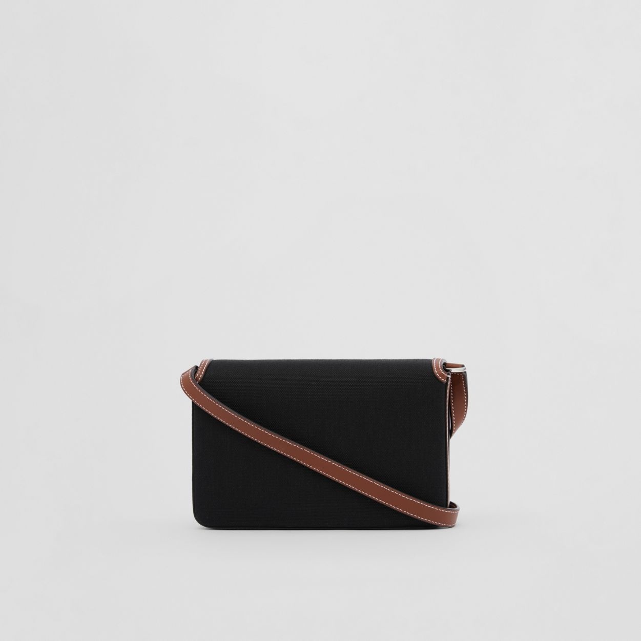 Technical Cotton and Leather Penny Bag - 9