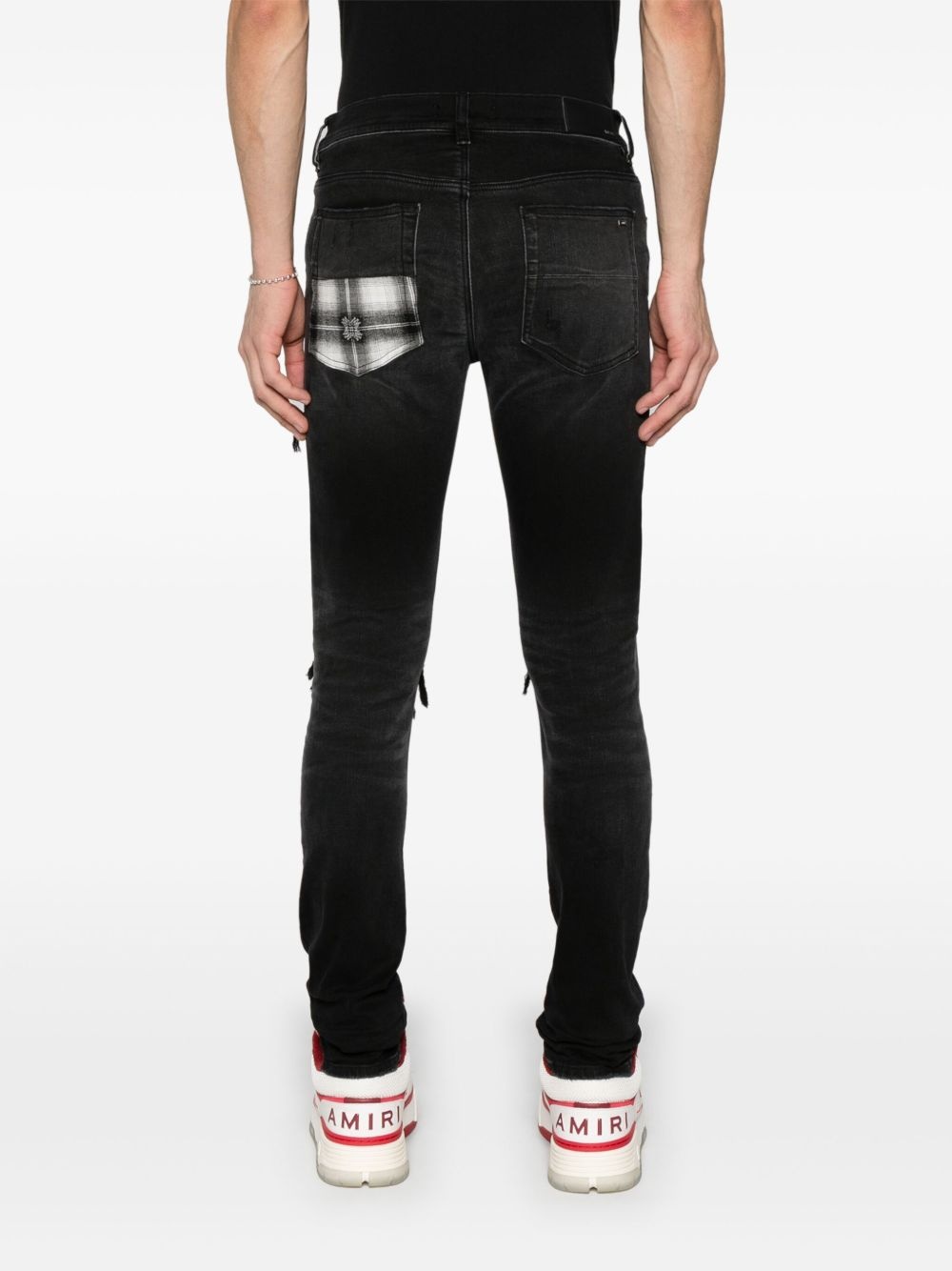 ripped-detailing jeans - 4