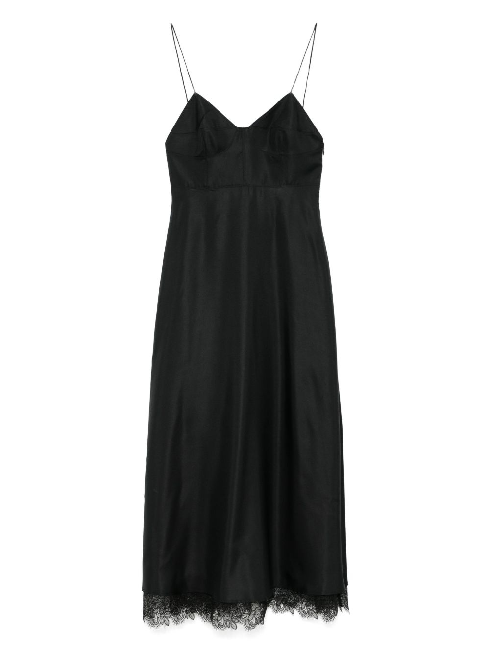 bustier lace maxi dress - 1