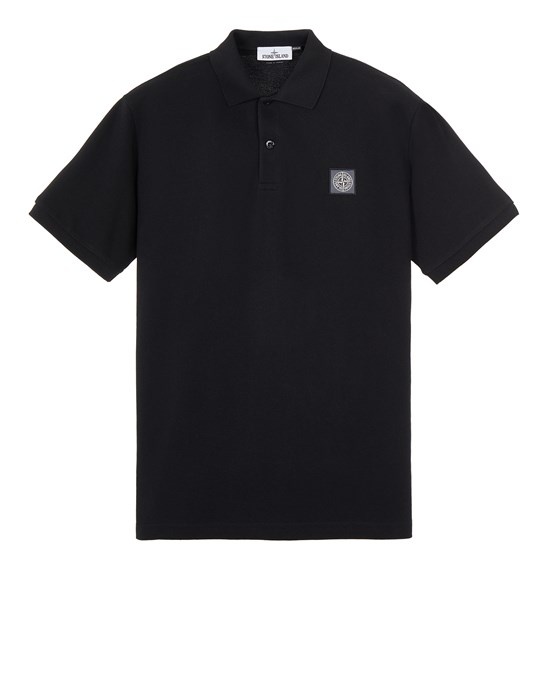 22R39 COTTON PIQUÉ BLACK - 1