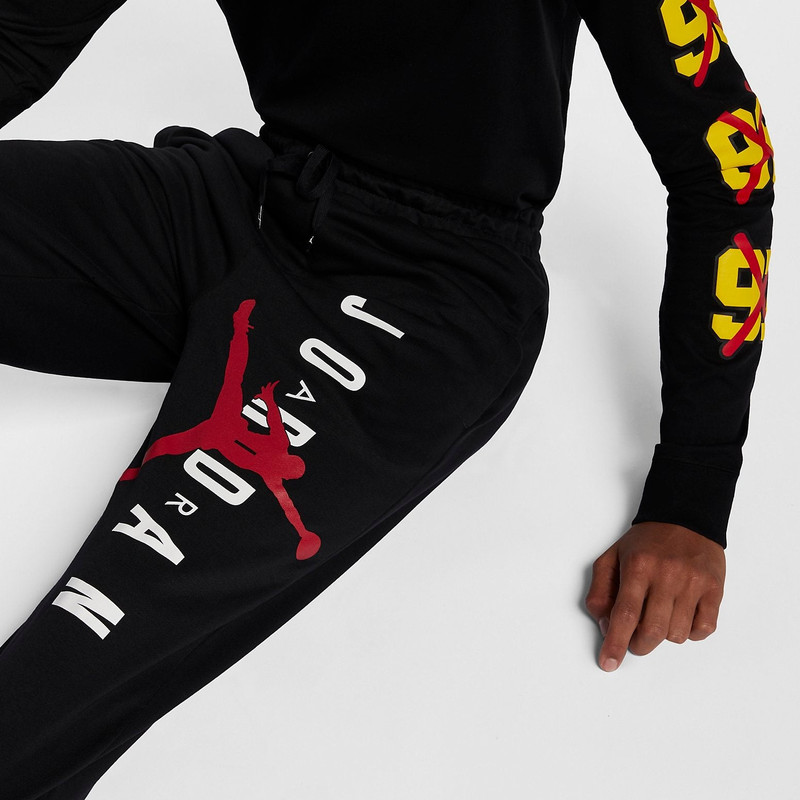 Jordan Air Jordan Jumpman Air Lightweight Sweatpants 'Black' AR0032-010 outlook