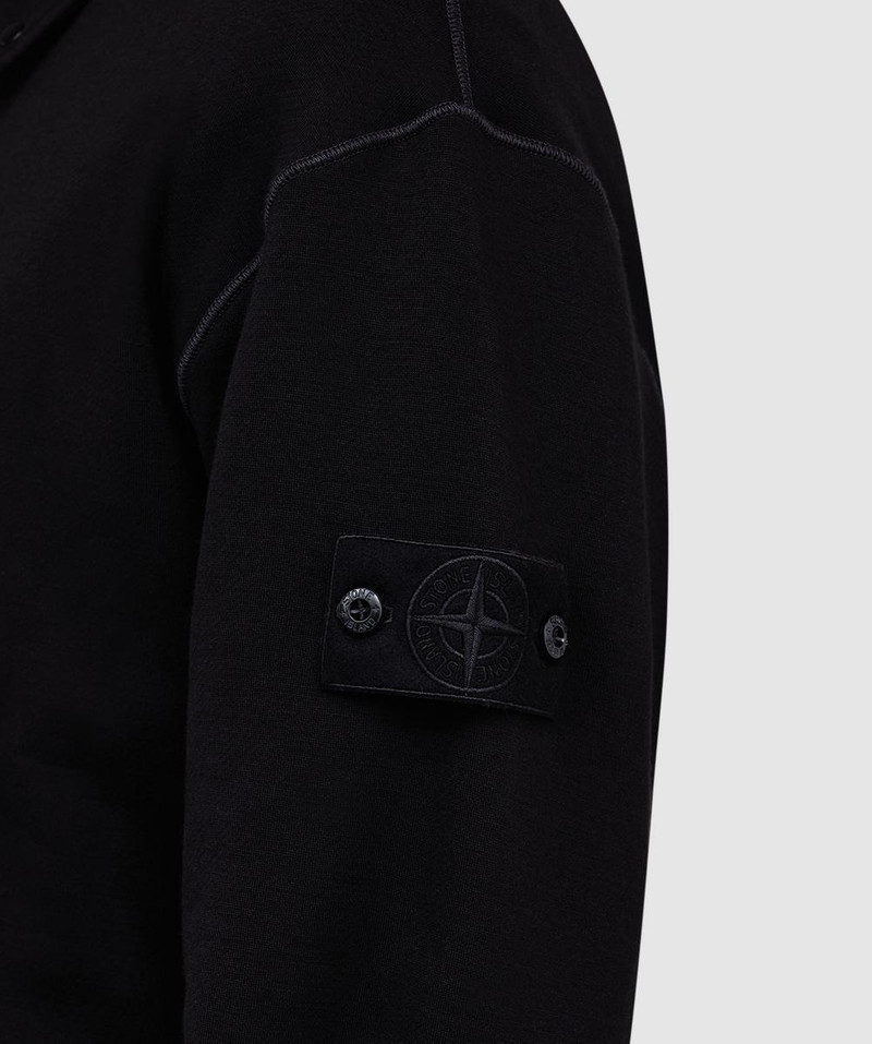 Ghost wool fleece zipped track jacket 4