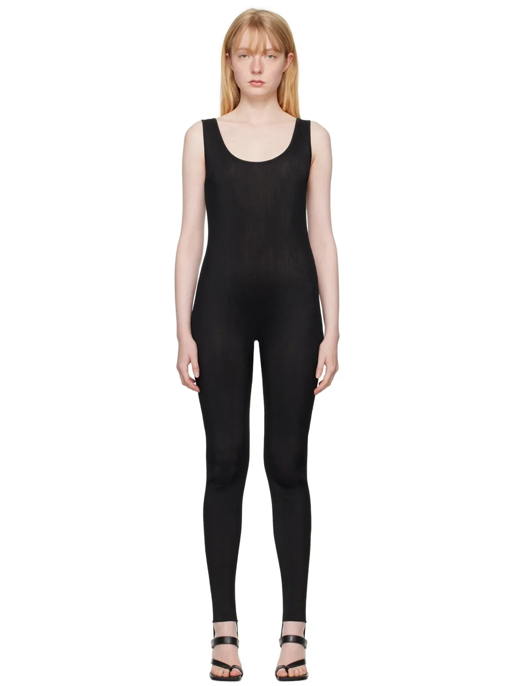 Black Stirrup Bodysuit - 1