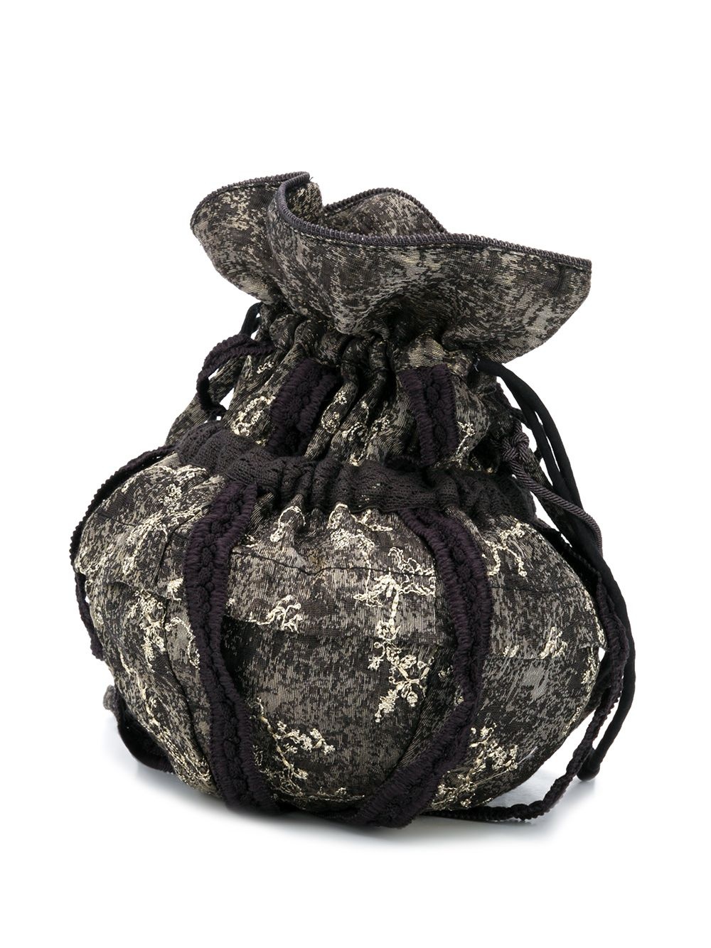 mini jacquard bucket bag - 3