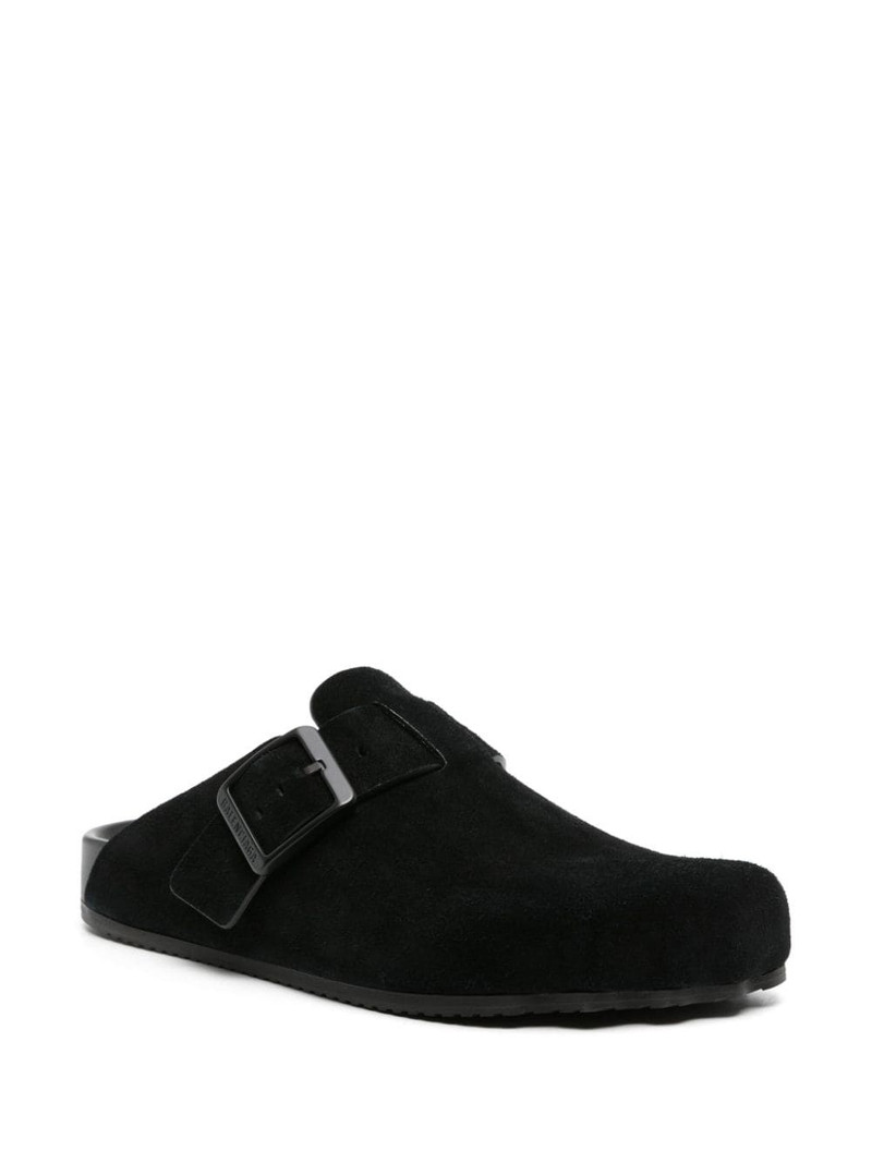 BALENCIAGA Sunday suede mules outlook