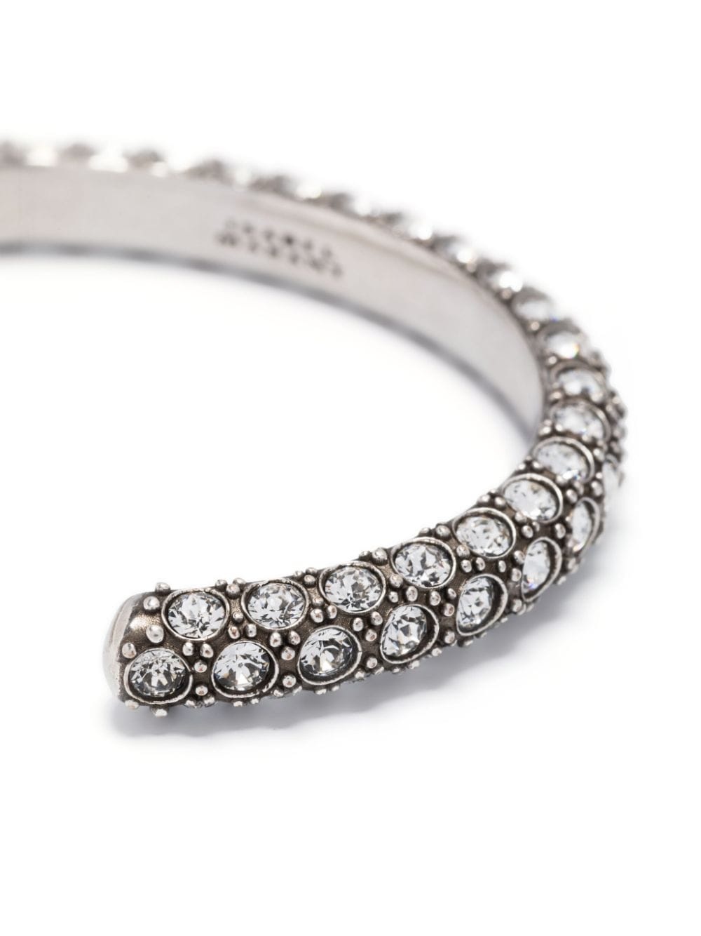 glass crystal-embellished cuff bracelet - 5
