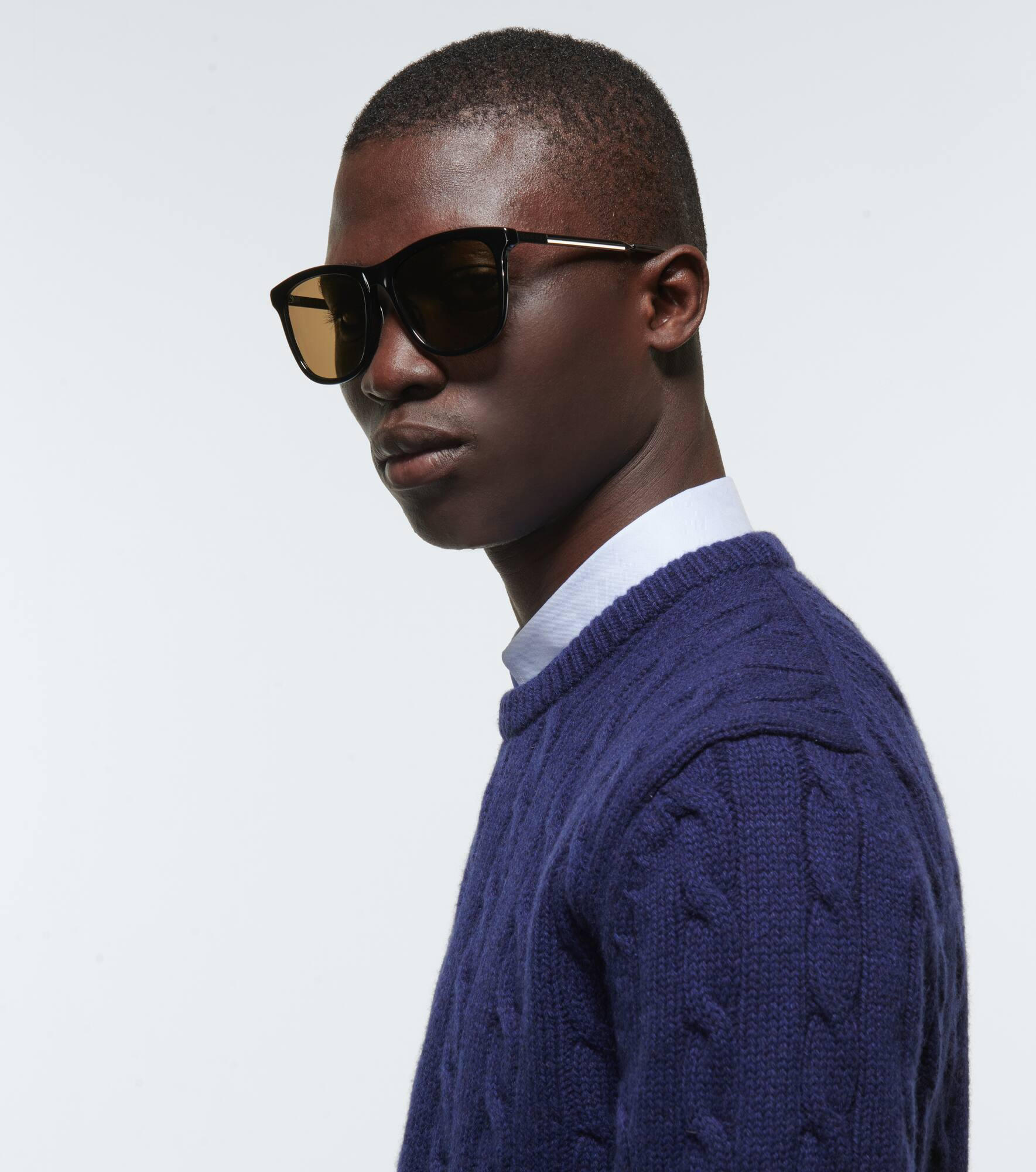 Square-frame acetate sunglasses - 2
