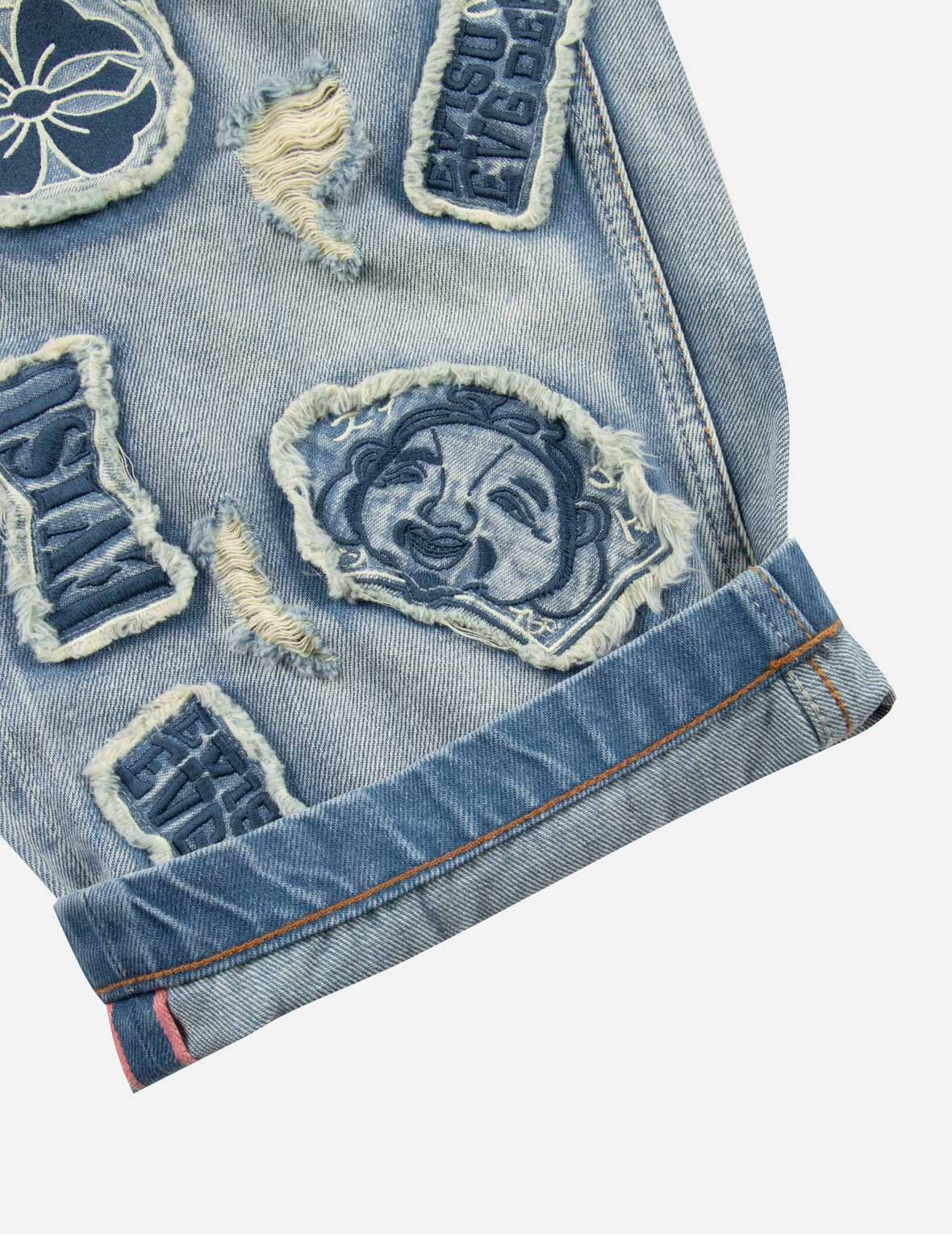 MultipleBadgesDeconstructed Relax Fit Jeans - 12