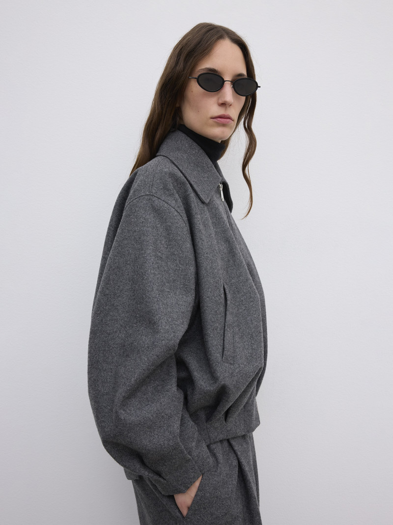 House of Dagmar Wool Felt Blouson outlook