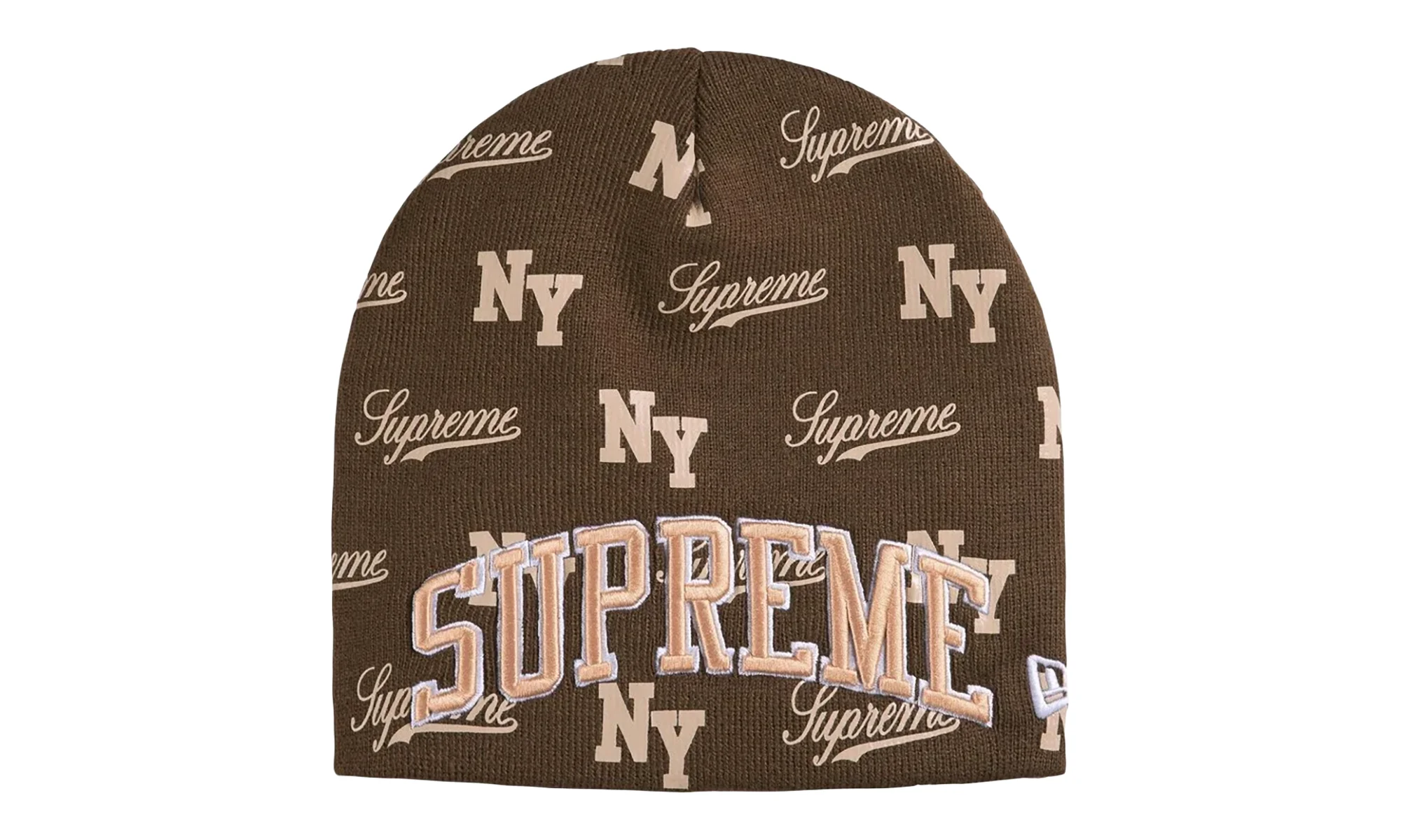 New Era Monogram Beanie "SS26 - Brown" SU27859 - 1