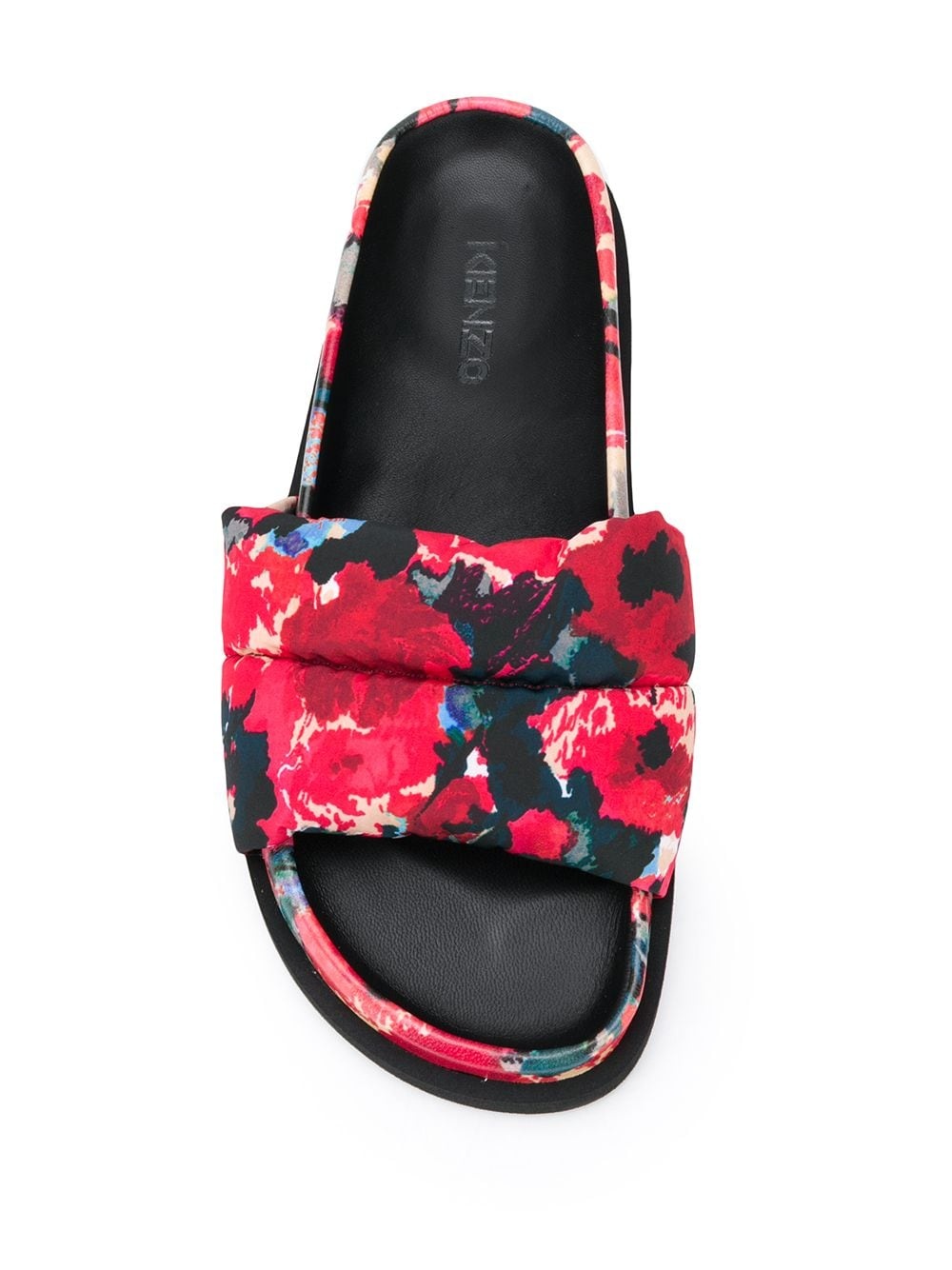 floral print sliders - 4