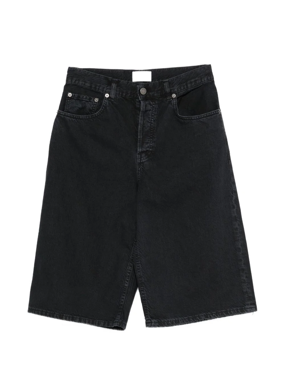 New Becky Twill faded-effect denim shorts - 1