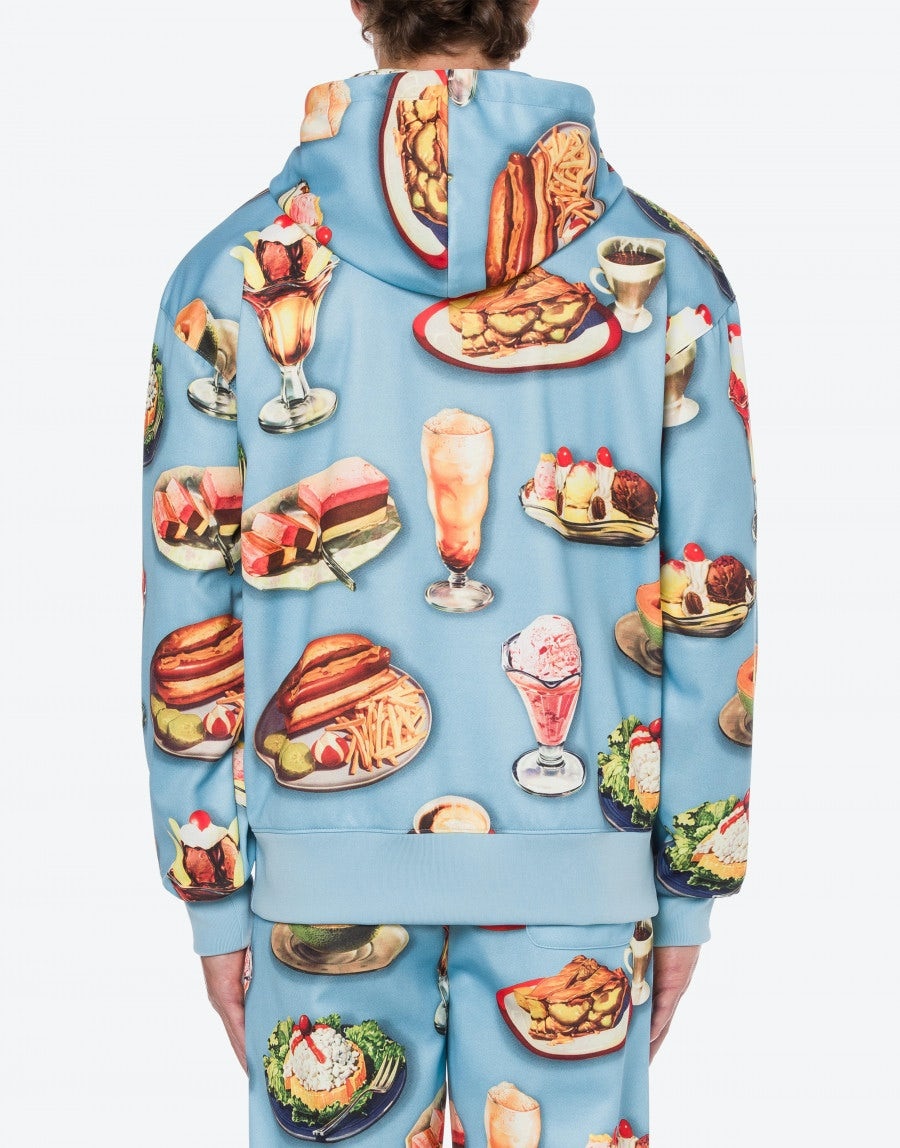 FOOD PRINT HOODIE - 3