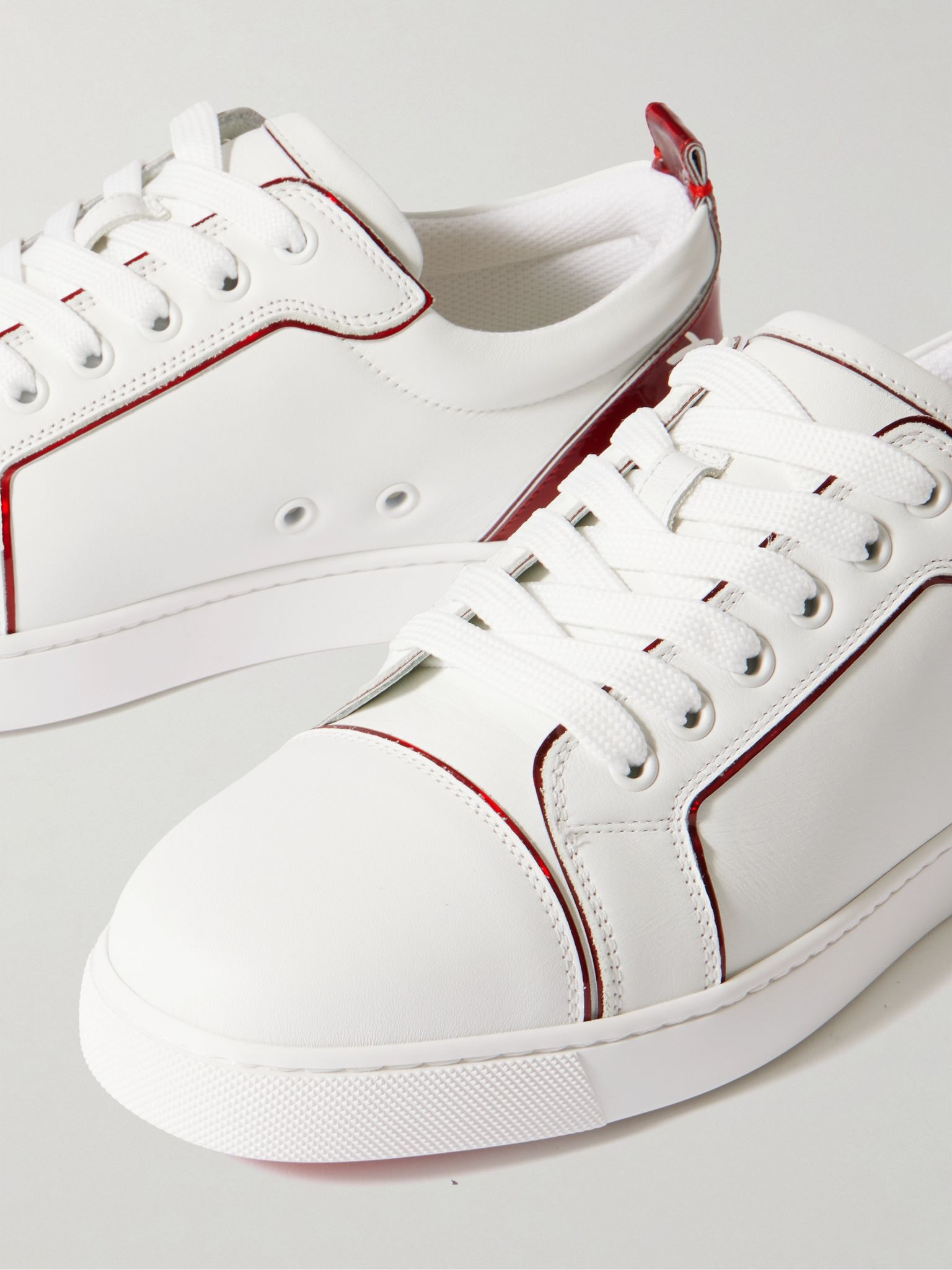 Fun Vieira printed leather sneakers White - 4