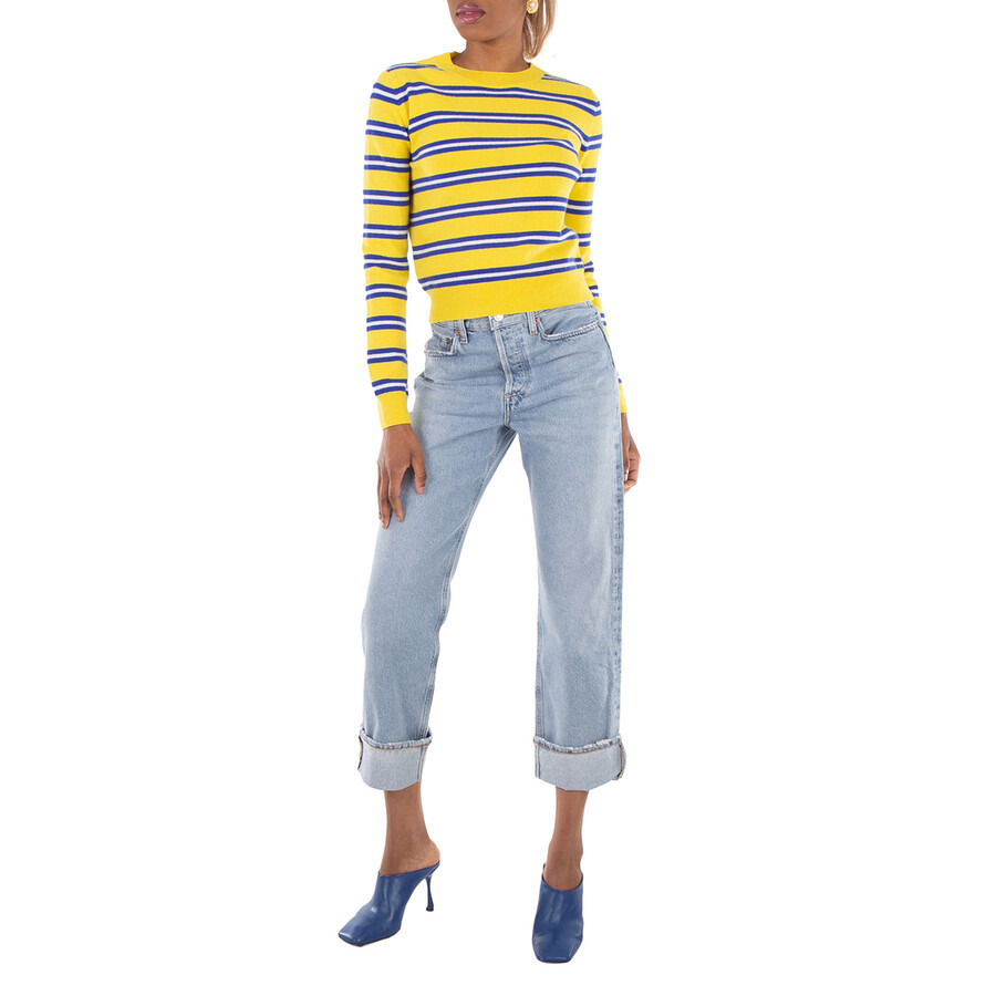 Loewe Long Sleeve Striped Pattern Sweater - 4