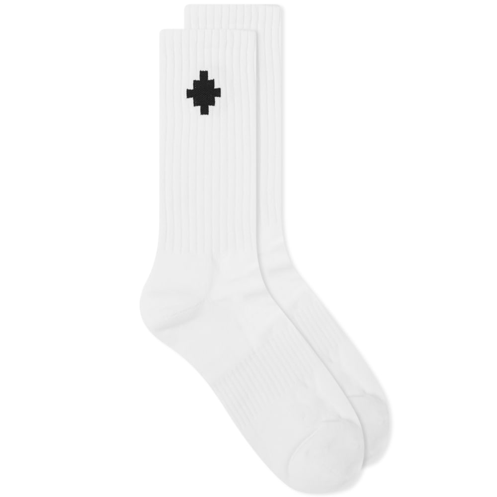 Marcelo Burlon Cross Sideway Midhigh Sock - 1