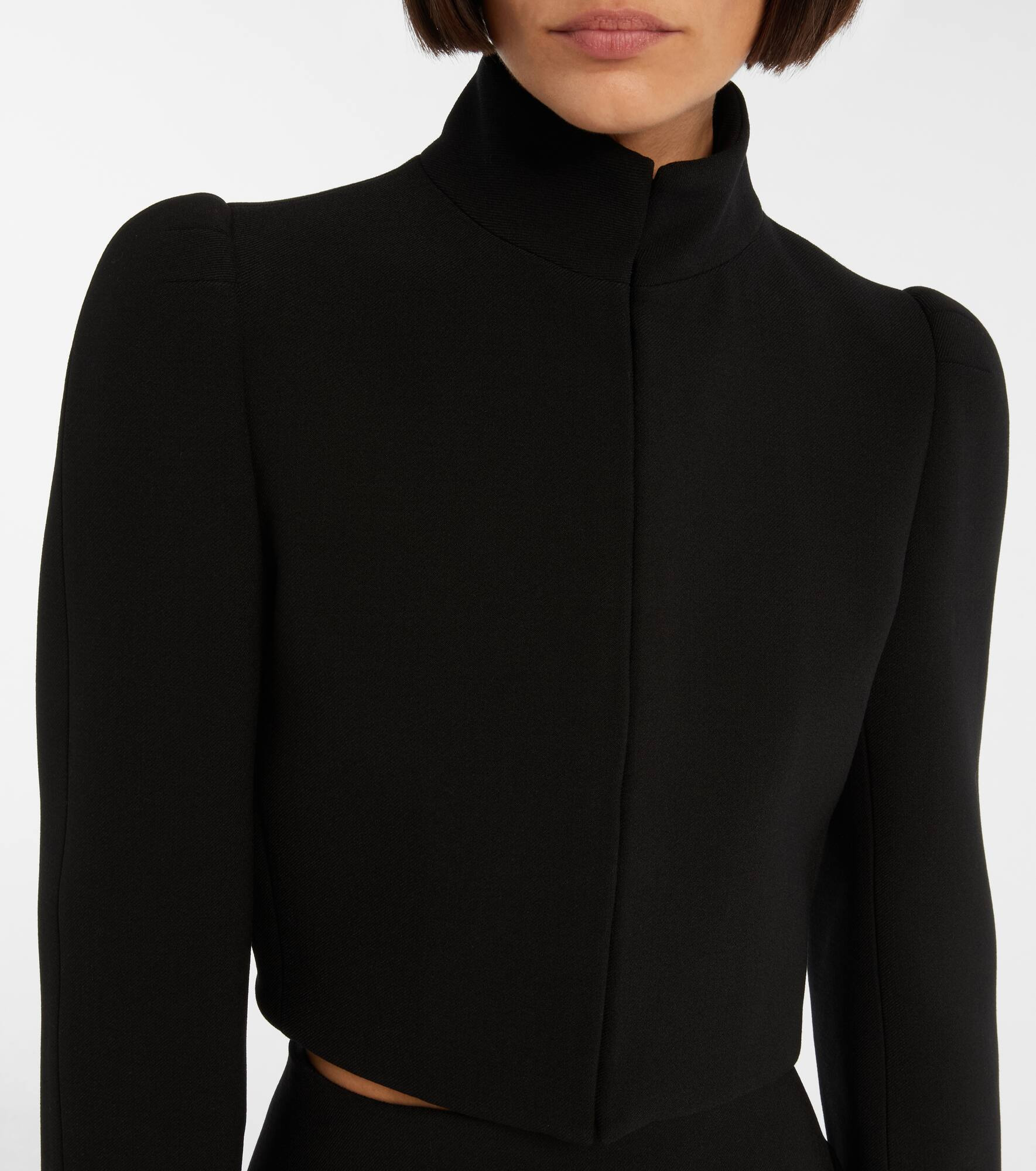 Cropped jacket - 4